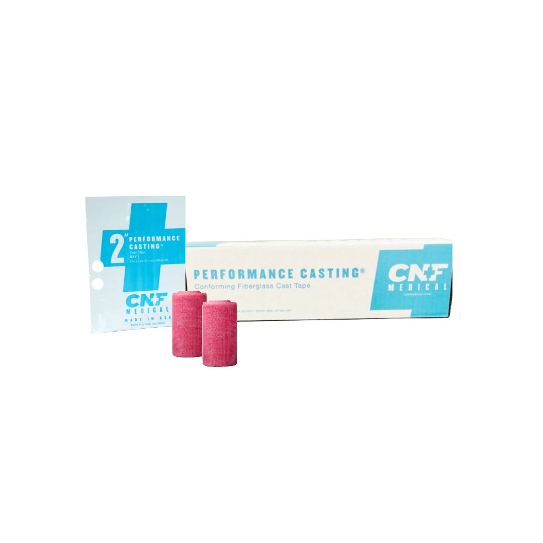 Carolina Narrow Fabric Performance Casting Cast Tape, Fiberglass, Pink, 2" x 4 yd