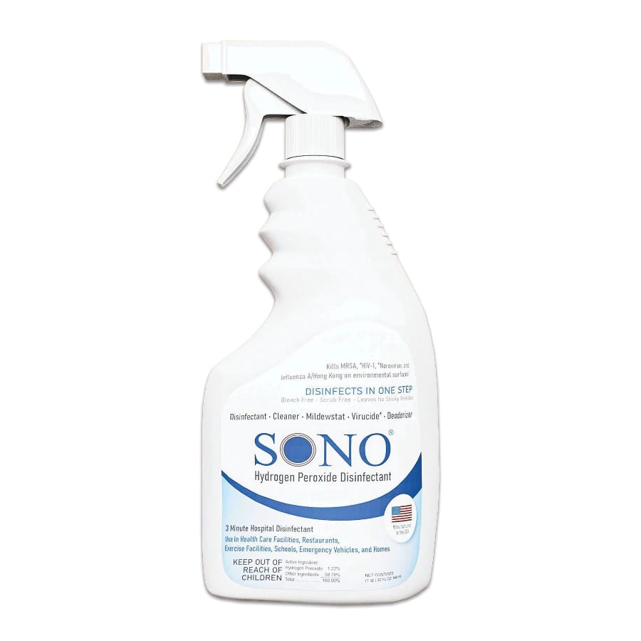 Sono Disinfecting Spray, 32 oz Bottle, Case of 3
