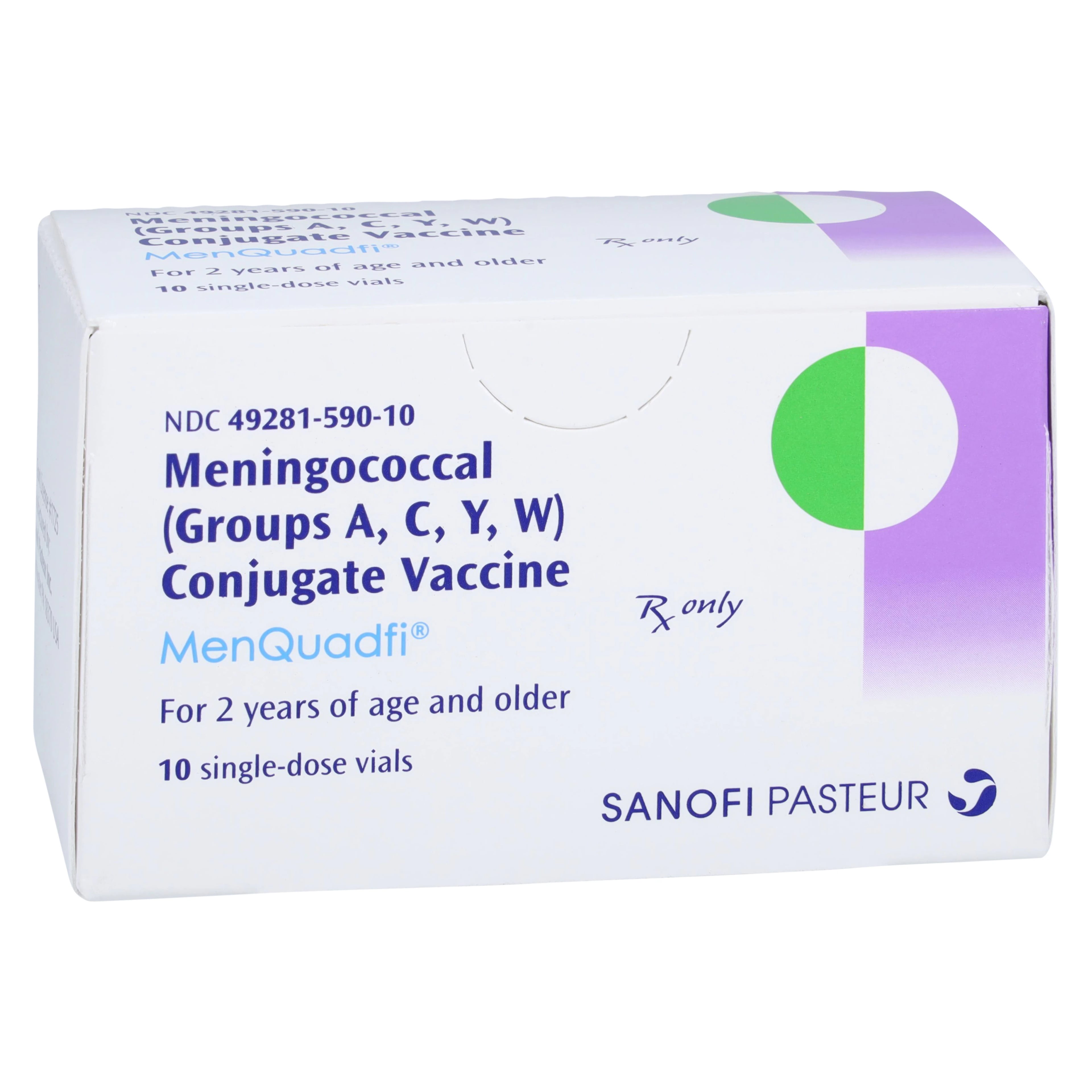 MenQuadfi Meningococcal ACYW Conjugate Vaccine, Single-Dose Vial, 0.5 mL, 10/Pkg