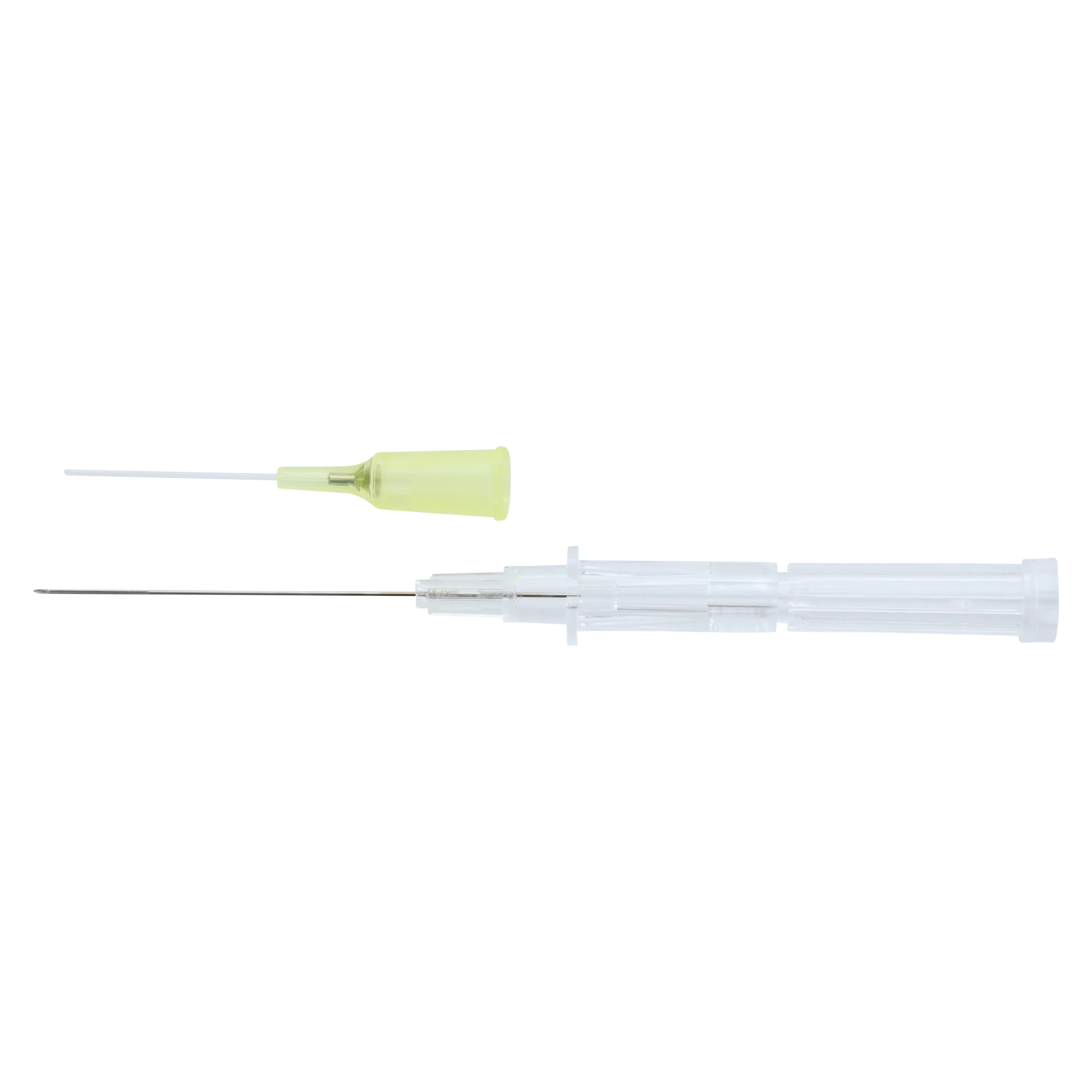 Terumo SurFlash IV Catheter, 24 Gauge, 0.75" Double-Bevel Polyurethane, Yellow, 50/Box