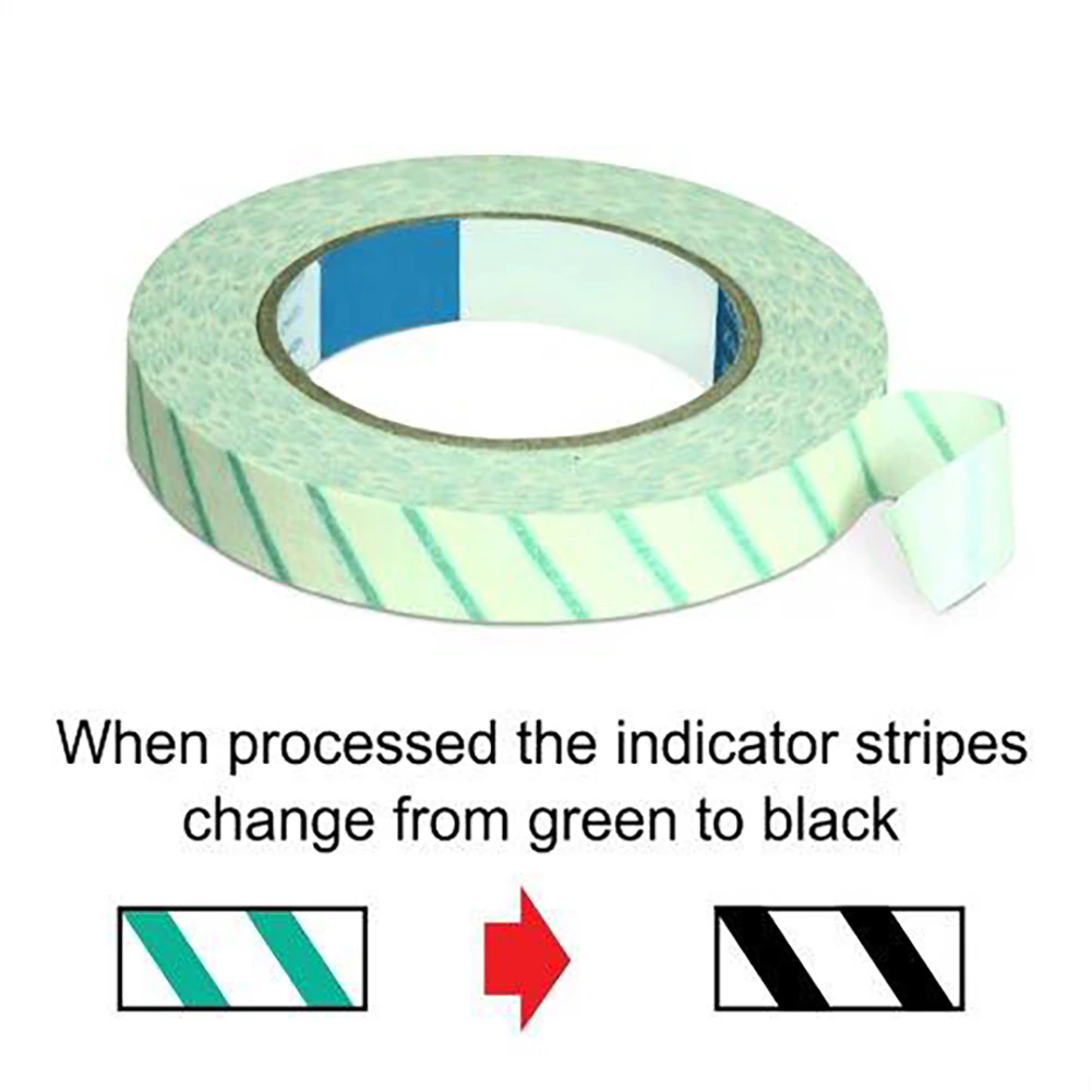 Dukal Sterilization Indicator Autoclave Tape, 3/4" x 60 Yards, Case of 48 Rolls