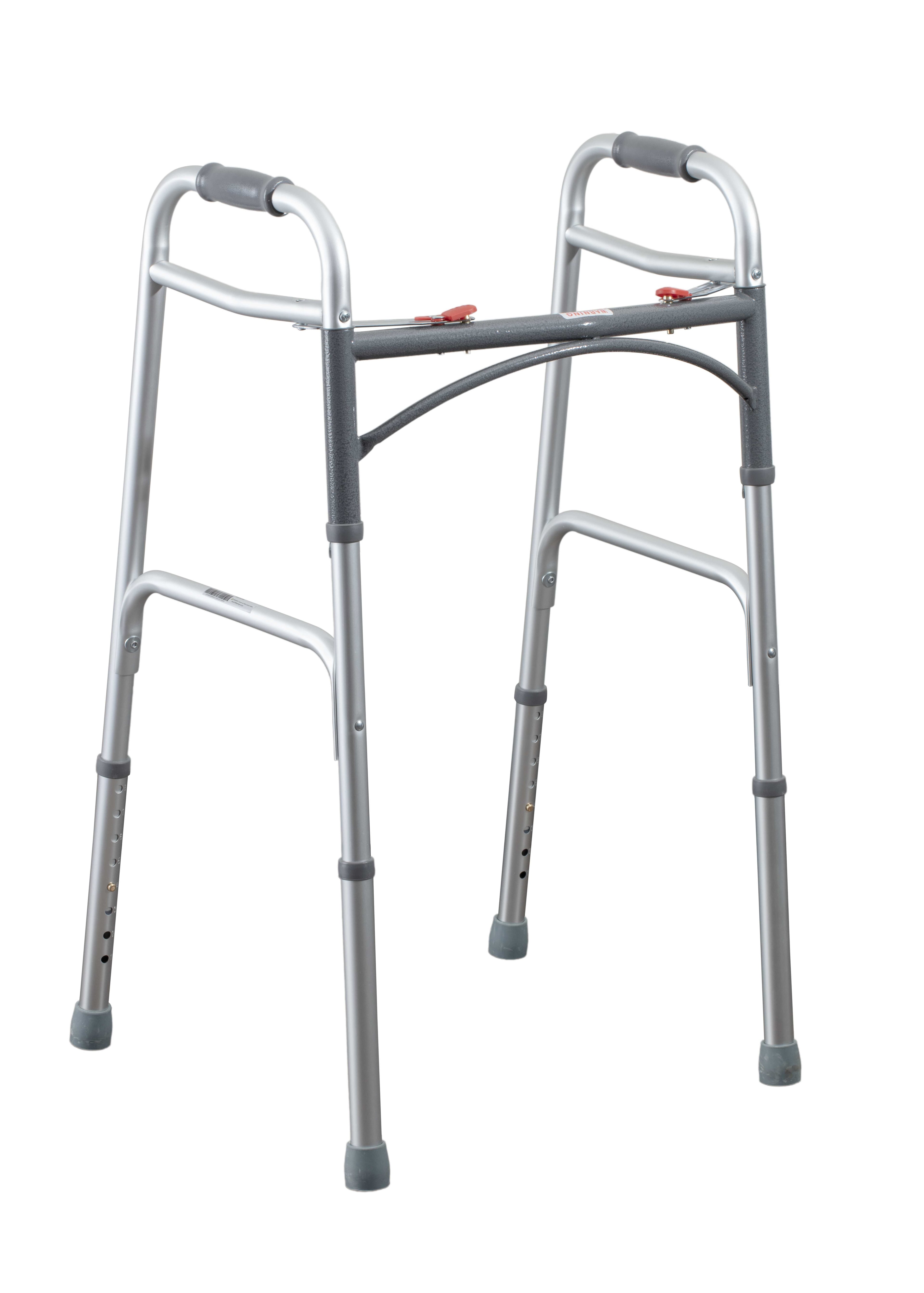 Medacure Adult Folding Walker, 350 lb Capacity