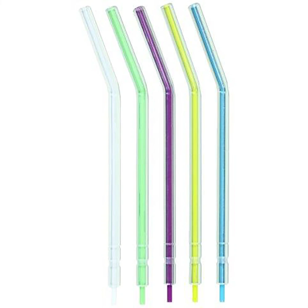 Color-Brite Disposable Air/Water Syringe Tips, Assorted Colors, 16 Tips per Case