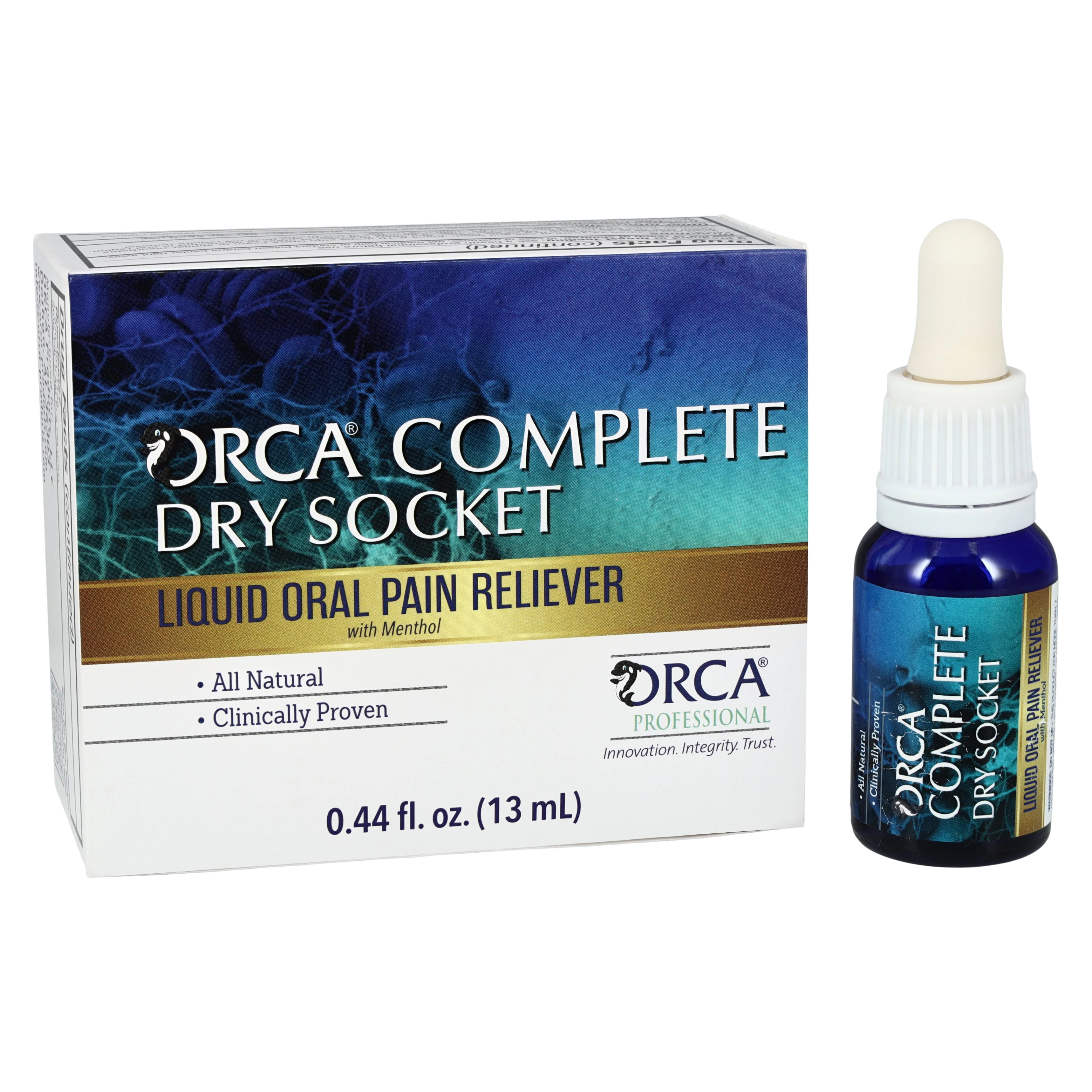 ORCA Complete Dry Socket All-Natural Liquid Treatment, 13 mL Dropper Bottle, 310993