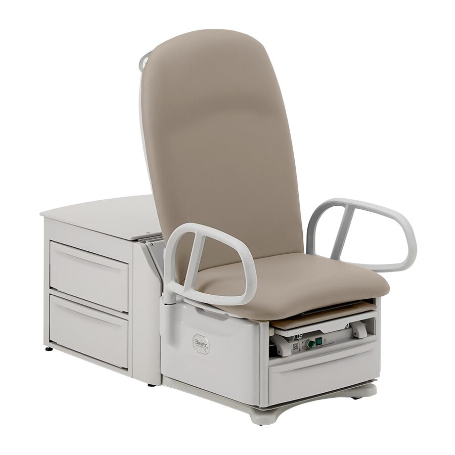 Brewer Access High-Low PLUS Powered Exam Table, Mist Finish, 450 lb Capacity, 6500 Pwr