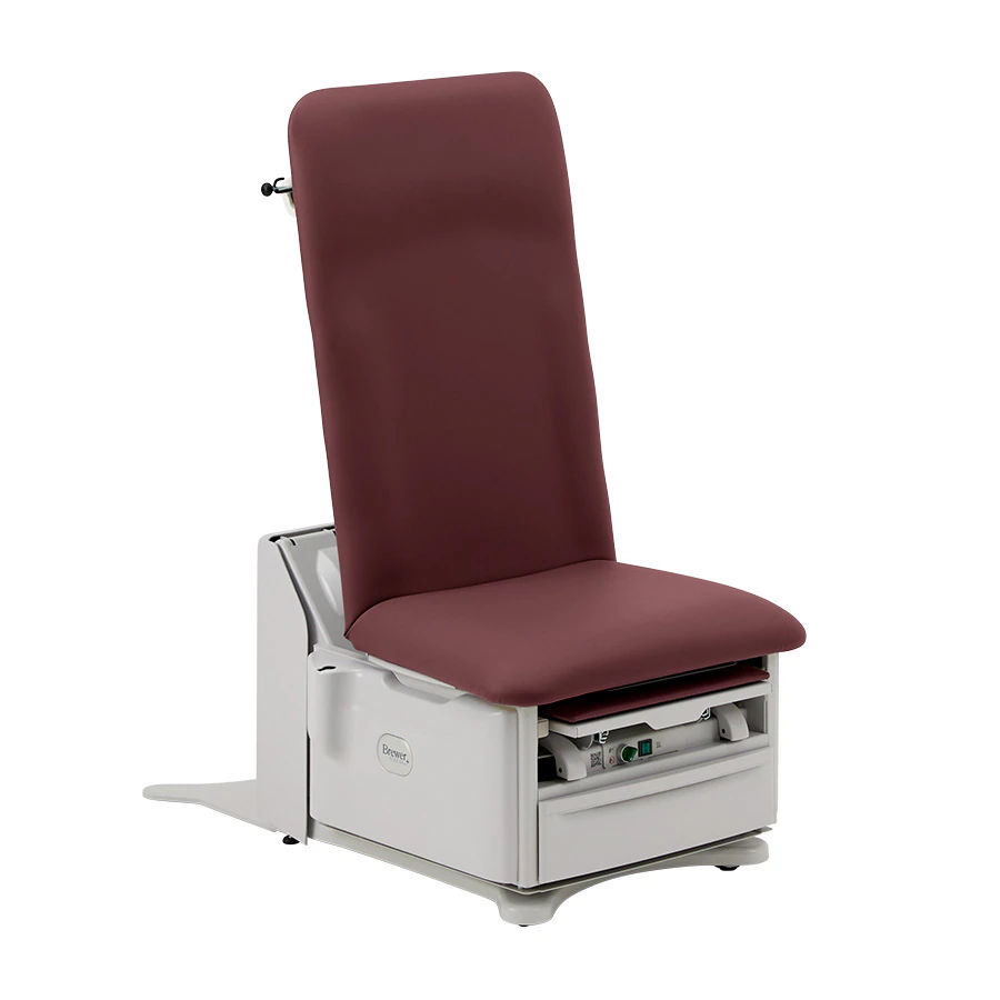 Brewer FLEX High-Low PLUS Exam Table, 5700 Manual, Cabernet, 700 lb Capacity