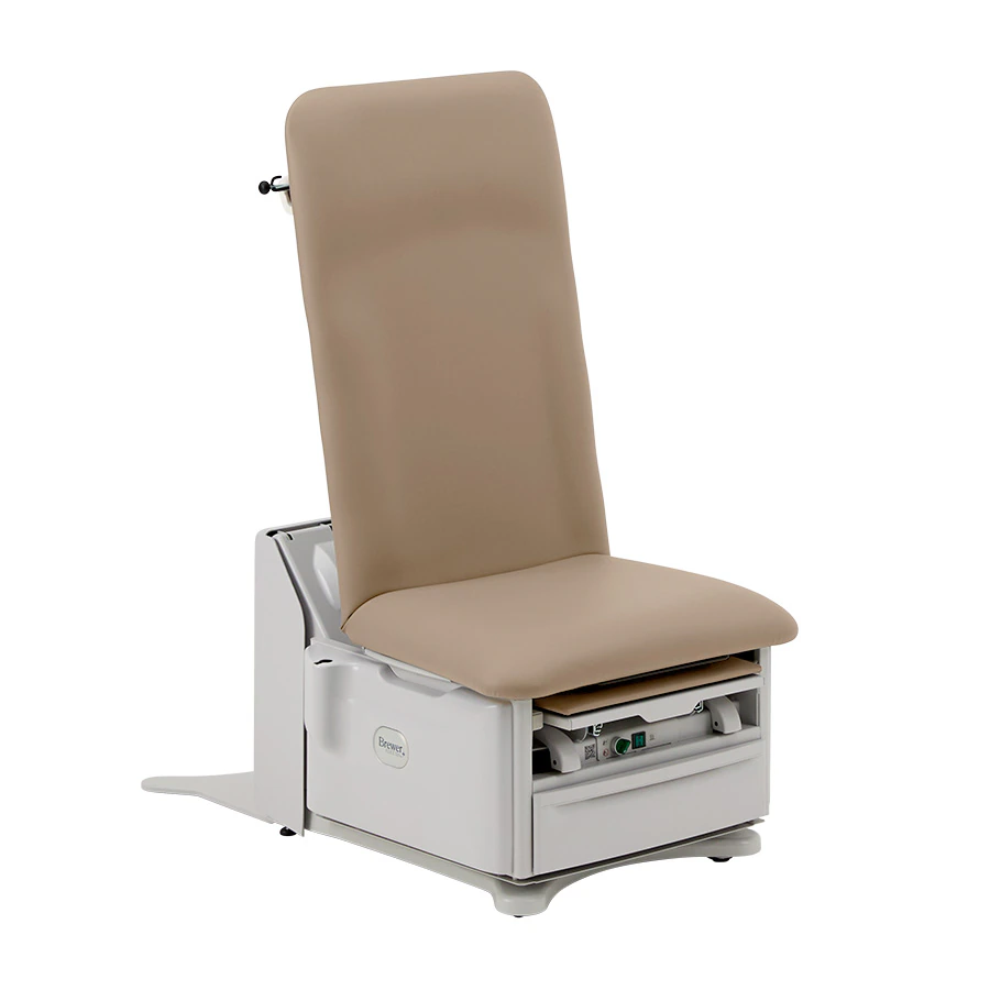 Brewer FLEX 5701 H-L PLUS Manual High-Low Exam Table, Cocoa, 700 lb Capacity