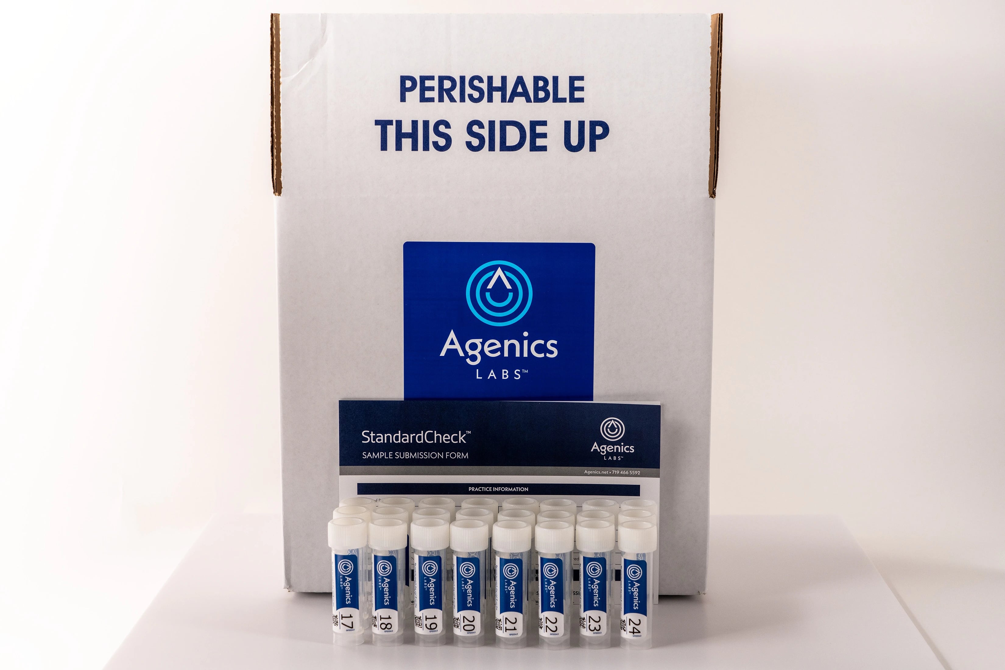 StandardCheck R2A Dental Unit Waterline Test Kit, 24 Vial Kit, SC-24