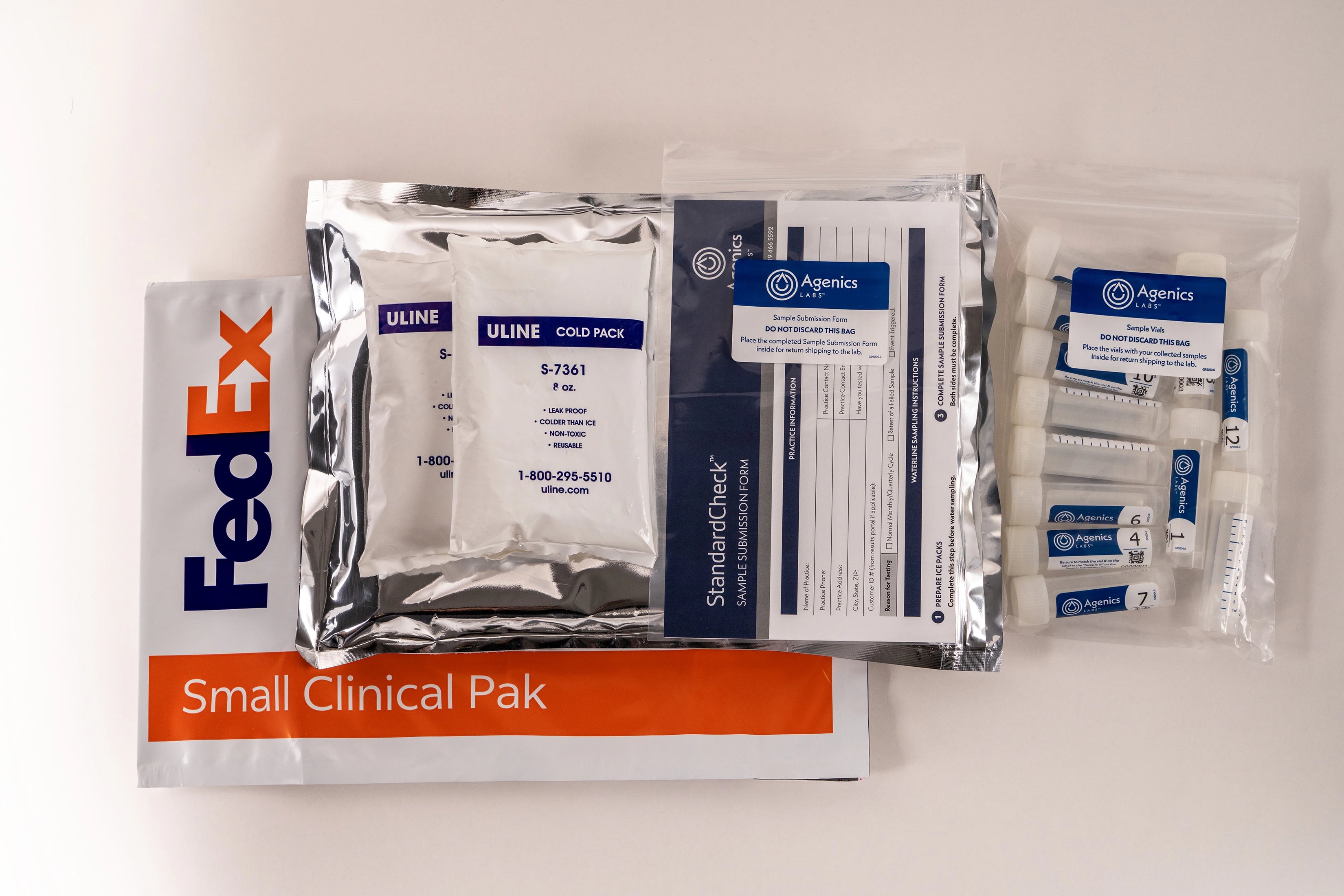 StandardCheck R2A Dental Unit Waterline Test Kit, 12 Vial Kit, SC-12
