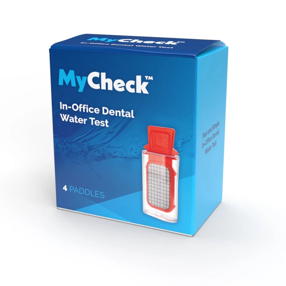 MyCheck In-Office Dental Unit Waterline Screening Paddle, 12 Paddles, Annual Pack of 4 Cartons (48 Total Paddles)