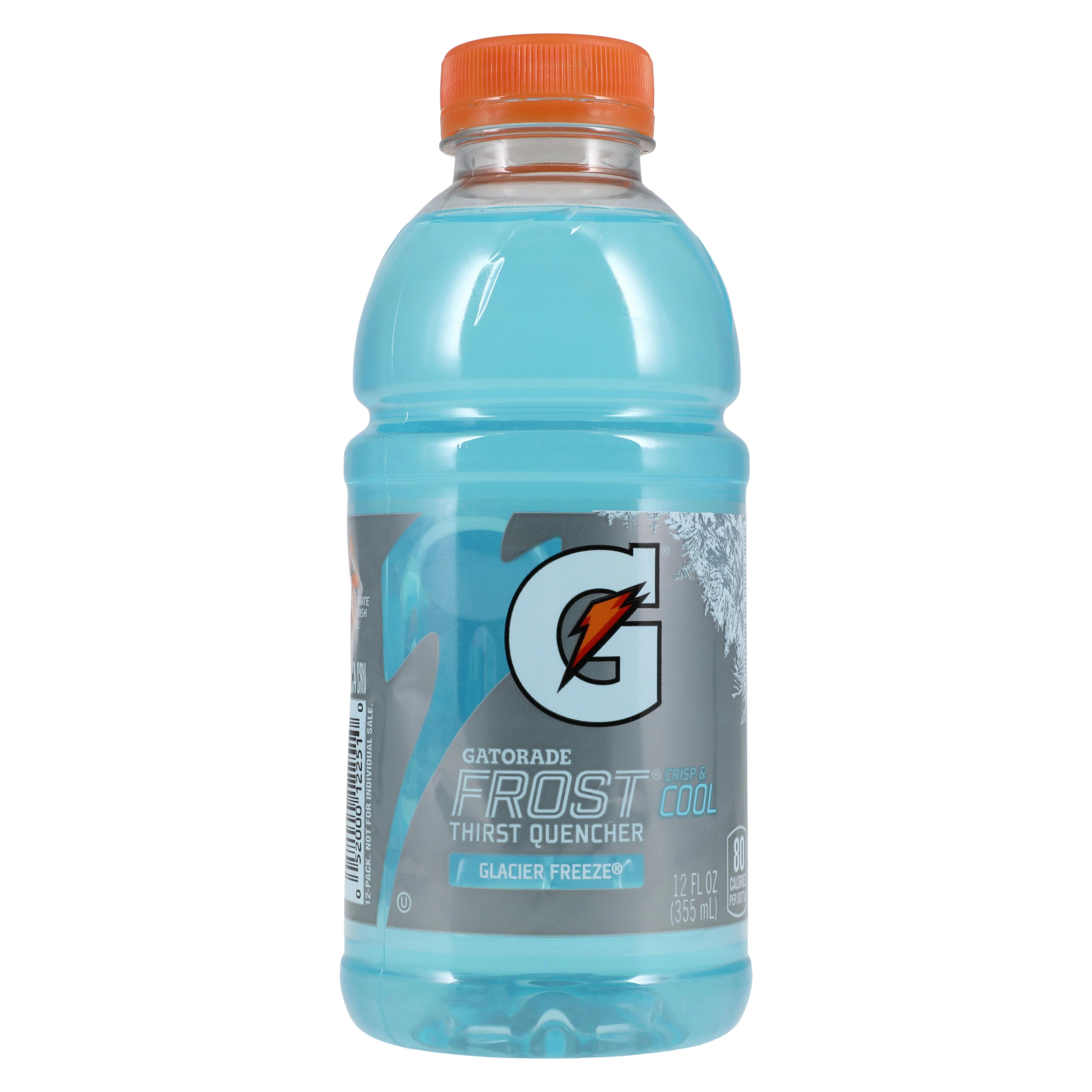 Gatorade Frost Glacier Freeze Thirst Quencher, 12 oz Bottles, 24/Case