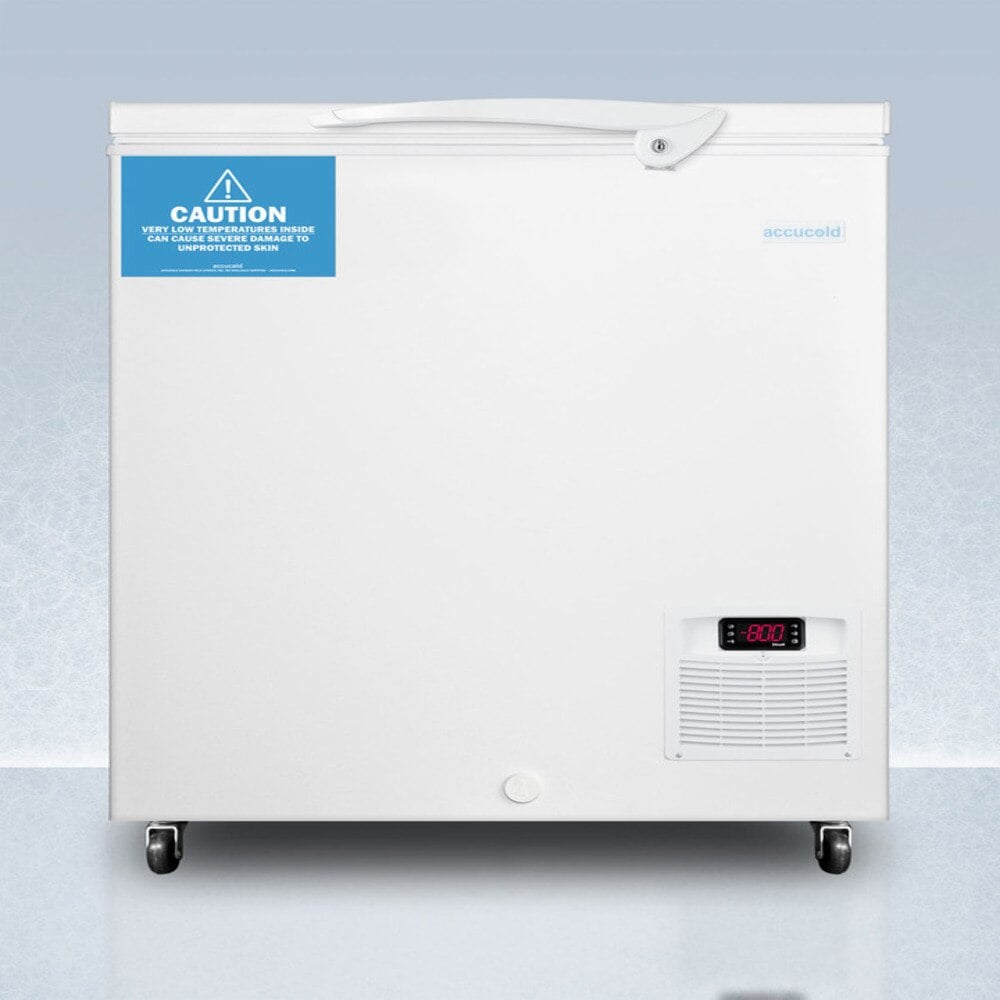 Accucold Ultra-Low Temperature Freezer Chest, 4.8 Cu Ft, Lifting Lid, -50 to -85°C, Manual Defrost