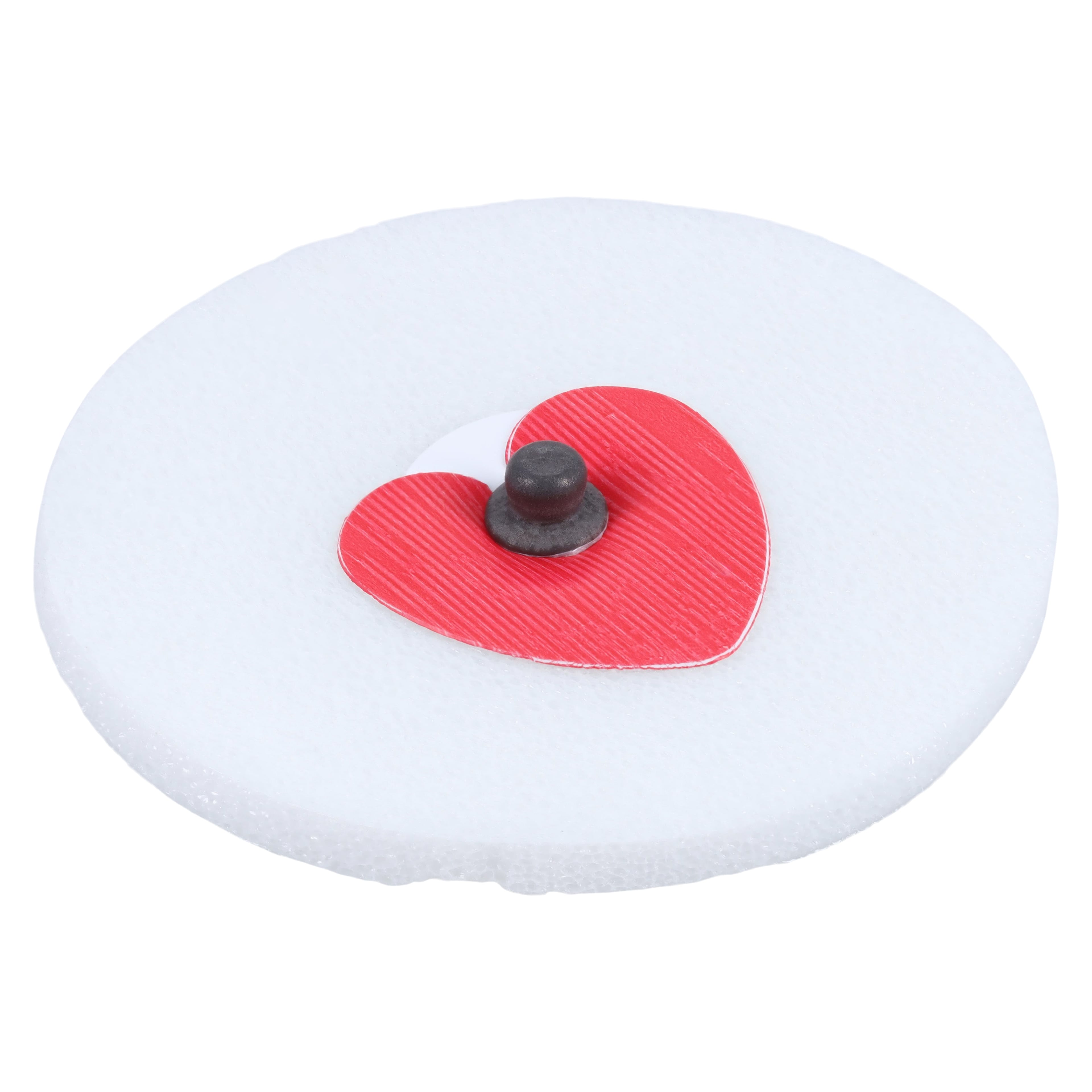 Dyna/Trace ECG Electrode, Adult, 1.9" Round, Foam/Wet Gel, Snap, 3/Package