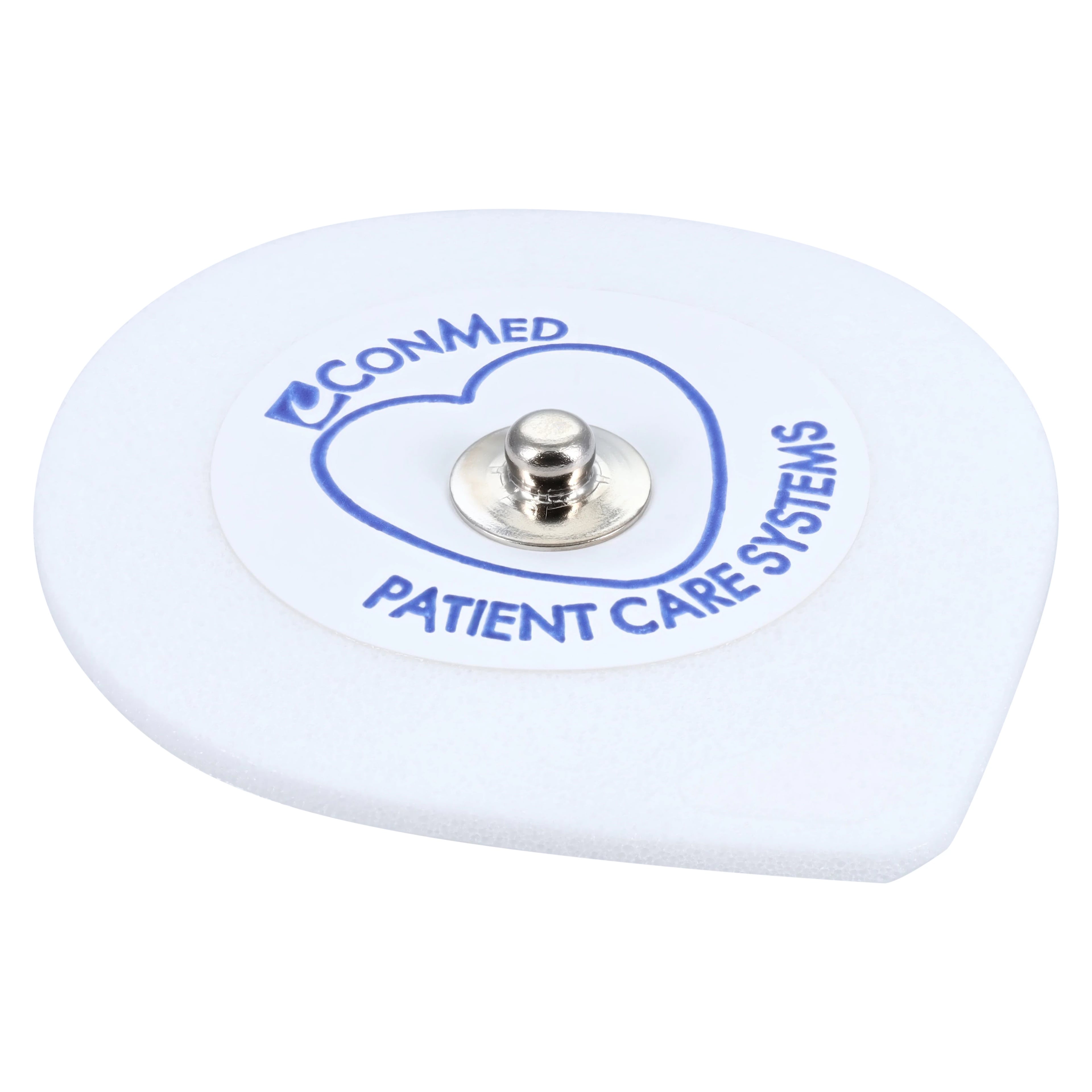 Suretrace ECG Electrode, Adult, 1.8" Teardrop, Foam/Solid Gel, 3/Package