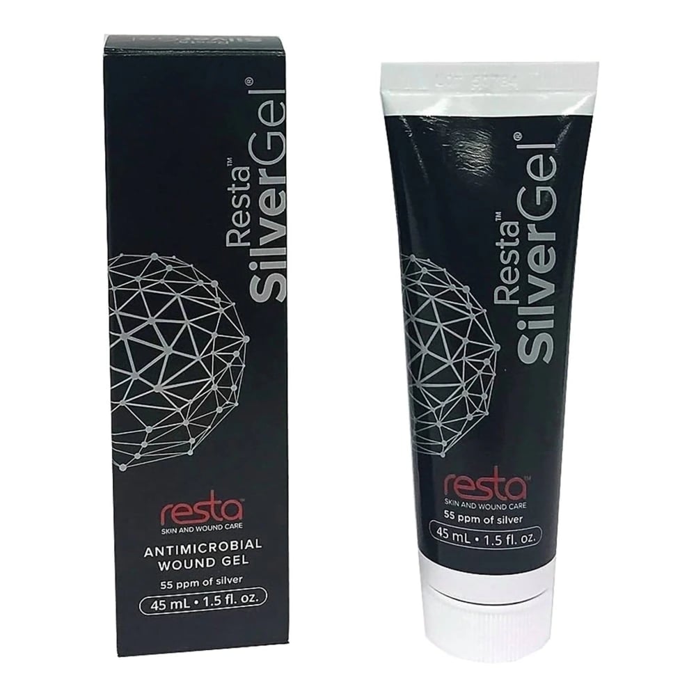 Resta SilverGel Hydrogel/Silver Wound Gel, 1.5 oz Tube