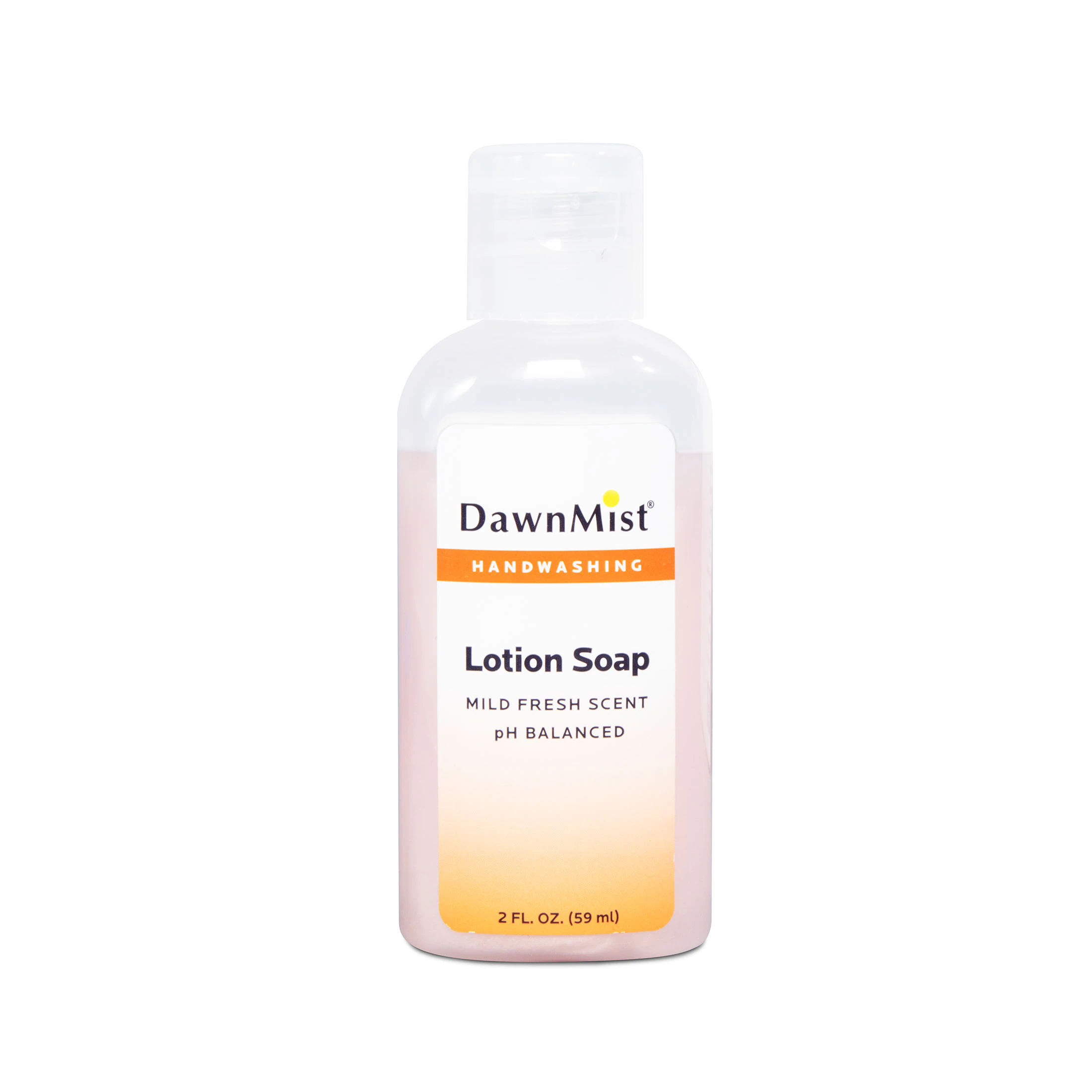 DawnMist Lotion Hand Soap, Light Jasmine, 2 oz Bottle with Cap, 144/Case