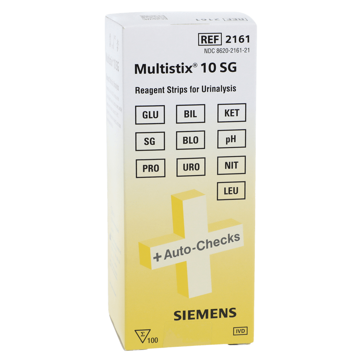 Siemens Multistix 10 SG Urinalysis Test Strips, 100/Bottle