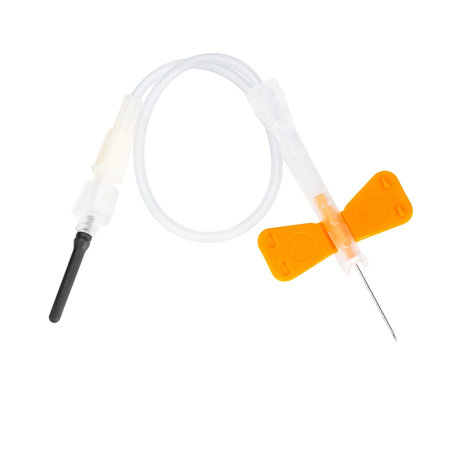 Sol-Millennium Sol-Care Safety Blood Collection Needle, 25G x 3/4", Safety Shield, Disposable, 200/Case