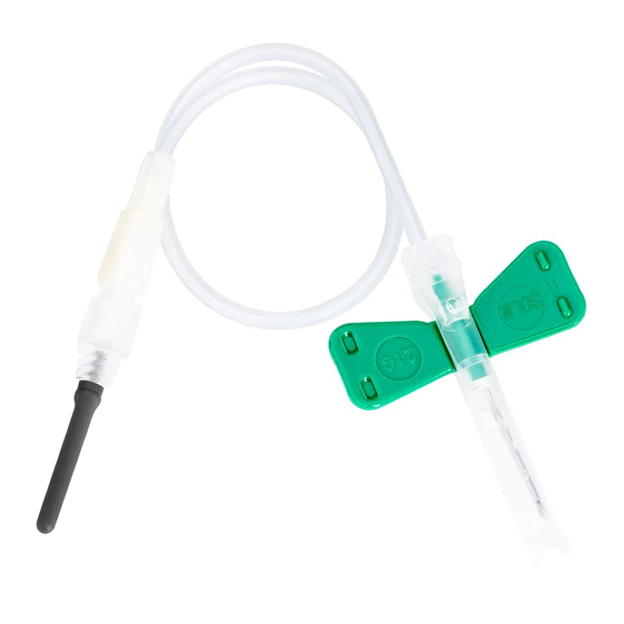 Sol-Millennium Sol-Care Safety Blood Collection Needle, 21G x 3/4", Safety Shield, Sterile, Single Use, 200/Case