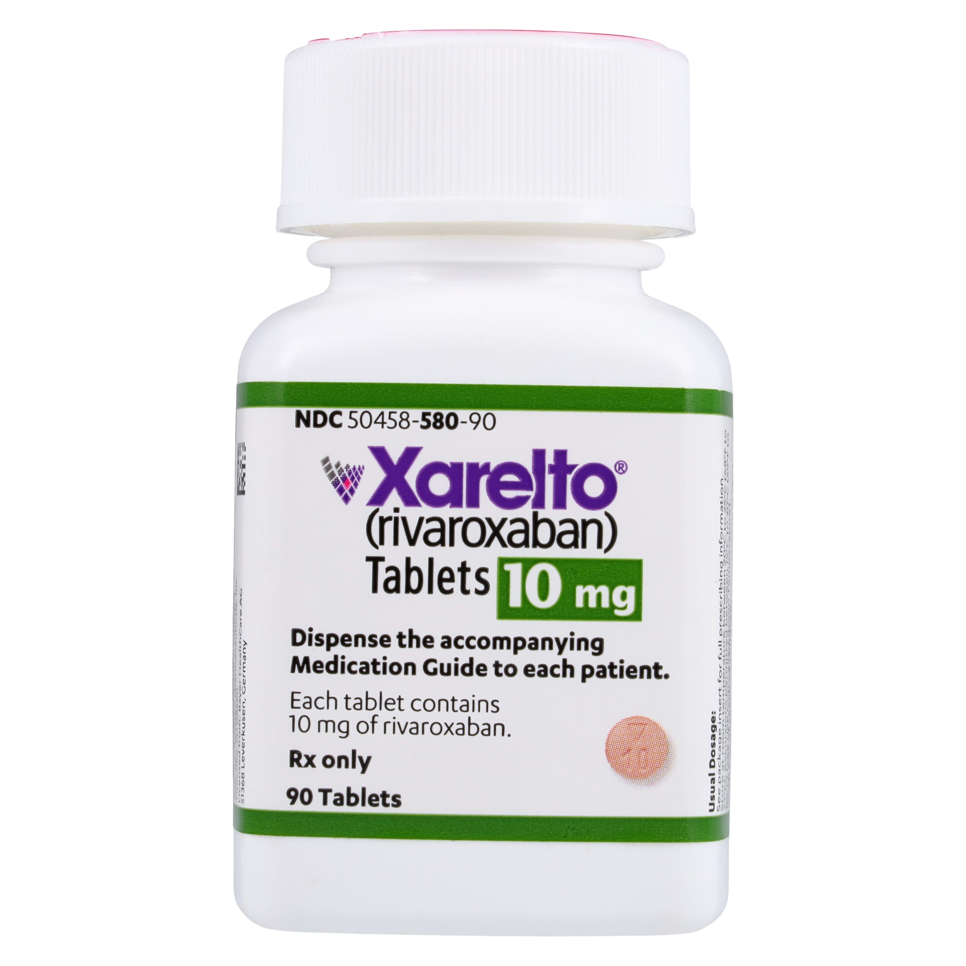 Xarelto Tablets 10mg, 90 Count Bottle, 01KT0J030YFG820JH58WP18JKN
