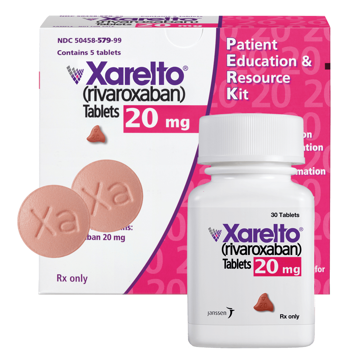 Xarelto Tablets 20mg, 90 Count Bottle, 01KT0J098F2ZFNSGS26VF92FW2