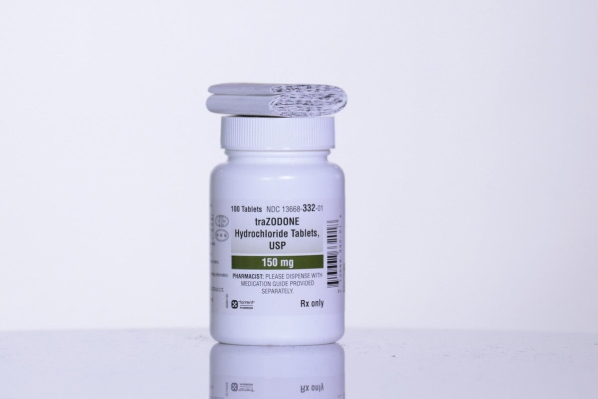 Trazodone HCl Tablets, 150mg, 100/Bottle, Torrent Pharmaceuticals