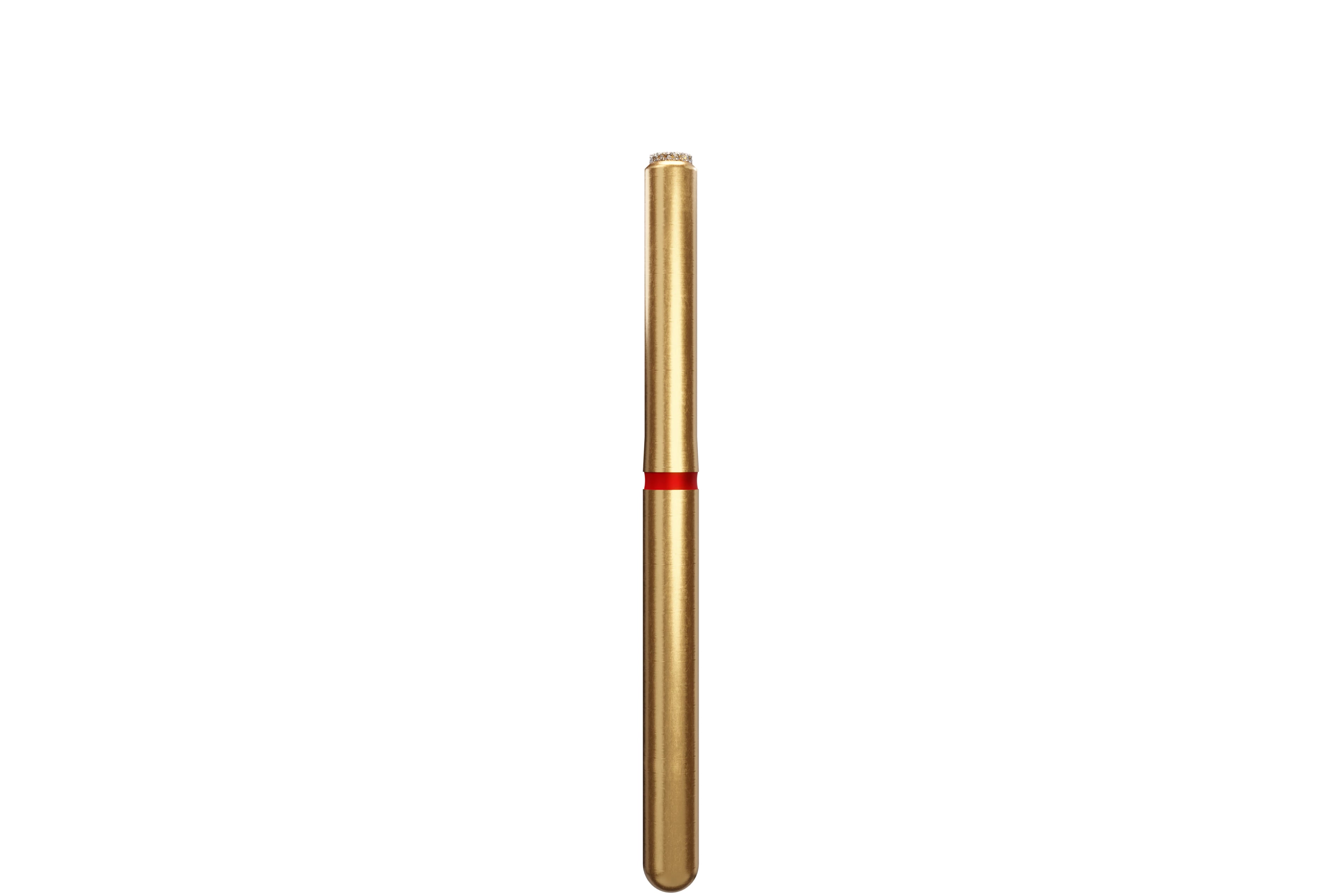 Coltene Alpen Multi-Use Multilayer Diamond Bur, FG, Fine, Red, End Cutting Cylinder, #839-014, 5/Pkg