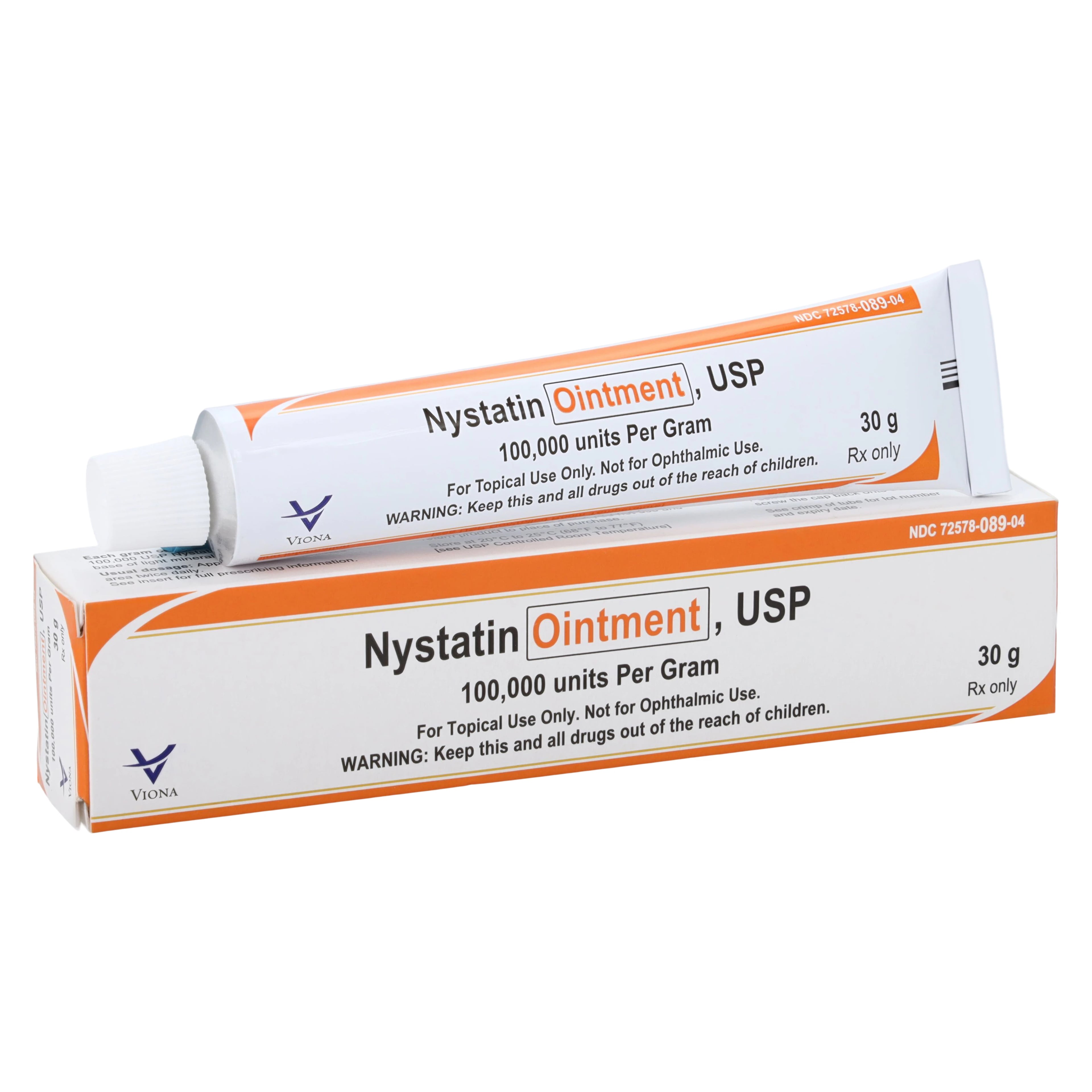 Nystatin Topical Ointment 100,000 units/g, 30 g Tube (Viona Pharmaceuticals)
