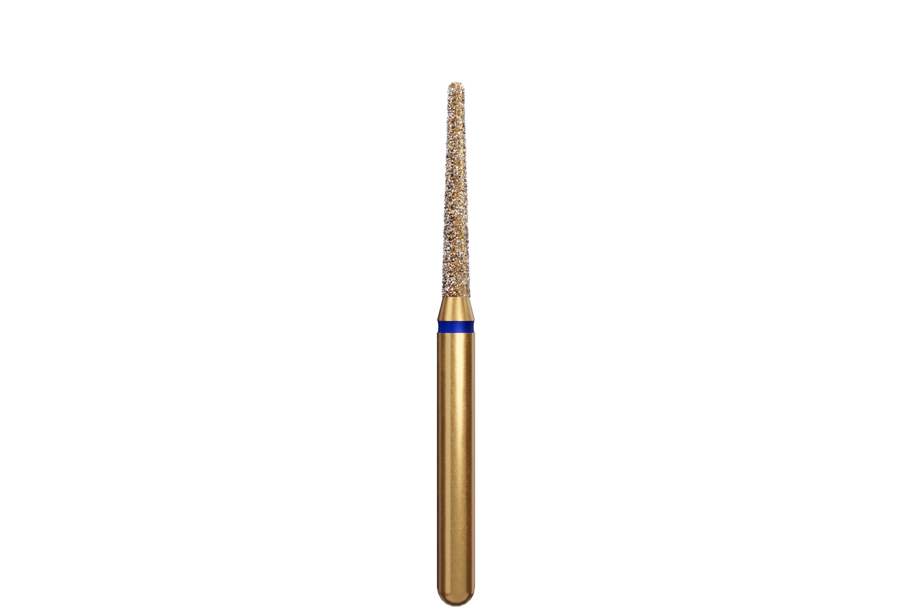 Coltene Alpen Multi-Use Multilayer Diamond Bur, FG, Medium Grit, Long Round End Taper, #856L-014 (9.0), 5/Pkg