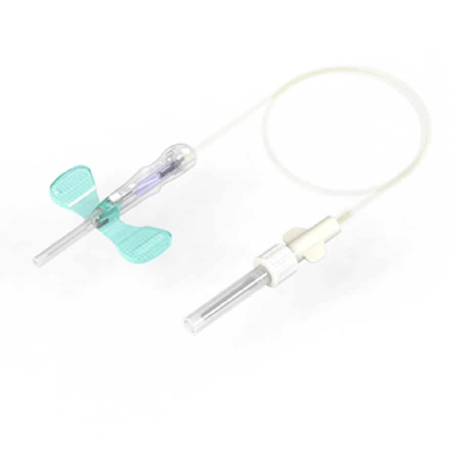 K-Shield Zen Blood Collection Set, 25G x 3/4" Winged, 12" Tubing, Safety Device, Sterile, Latex-Free, 200/Case
