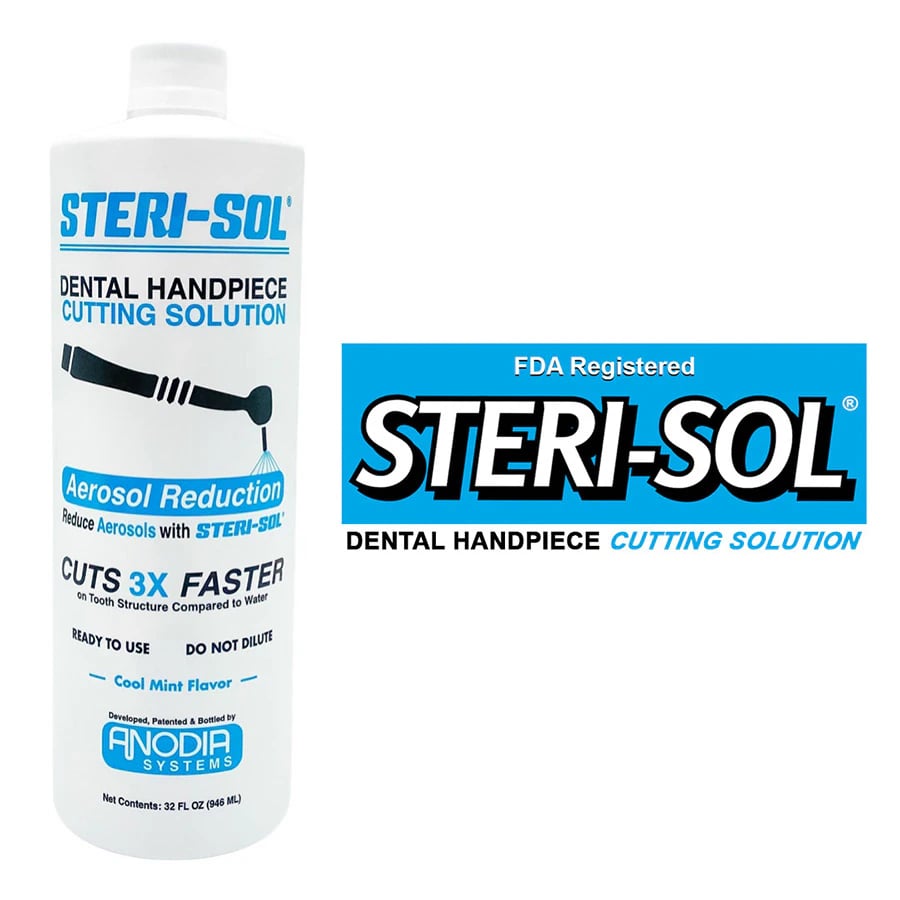 STERI-SOL® Dental Handpiece Cutting Solution, 32 oz Bottle