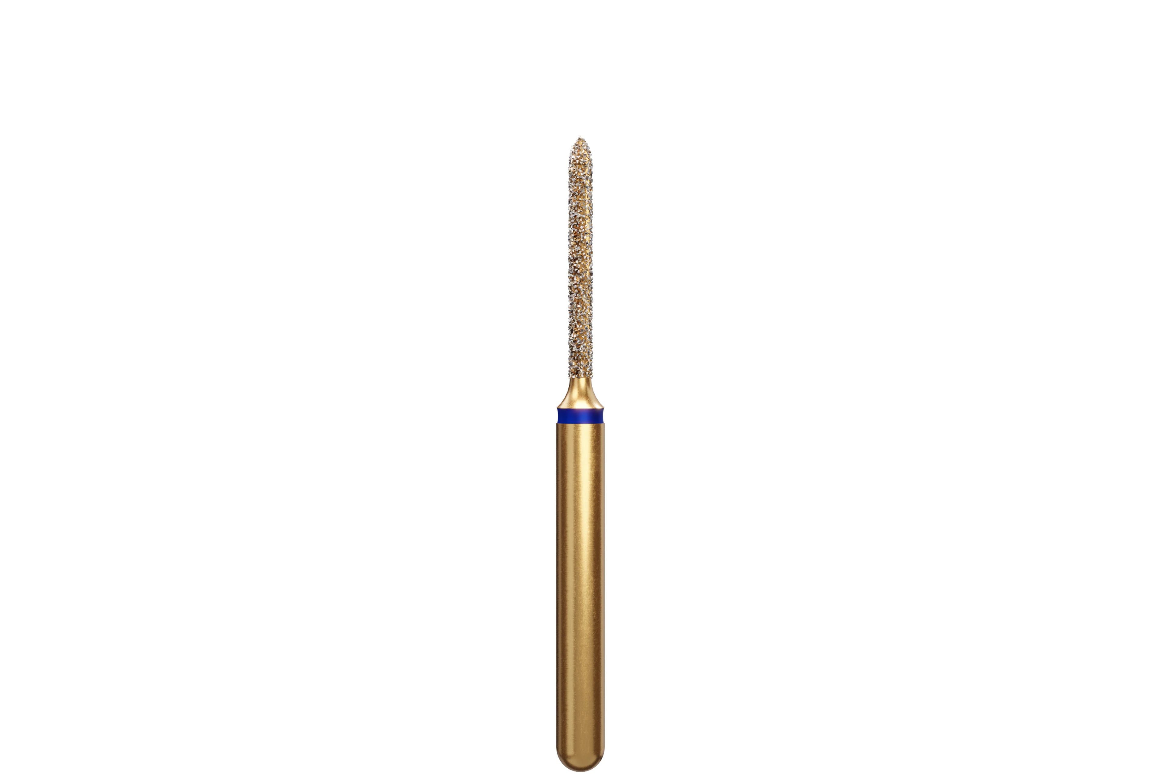 Coltene Alpen Multi-Use Multilayer Diamond Bur, FG, Medium Grit, Beveled Cylinder/Torpedo, #878-010, 5/Pkg