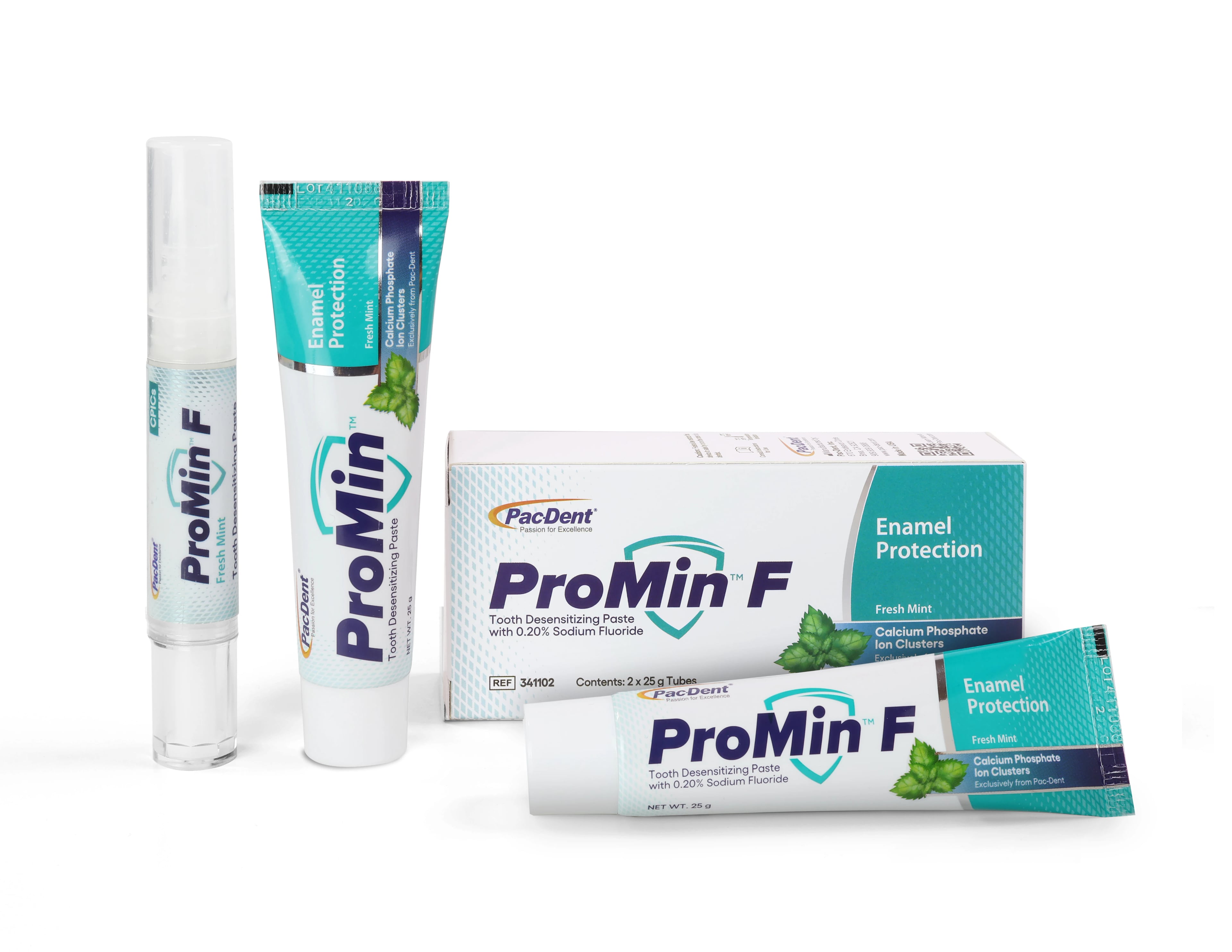 ProMin F Tooth Desensitizing Paste with Sodium Fluoride, 4.5 ml Pen, Fresh Mint, 1/Pk, #341103