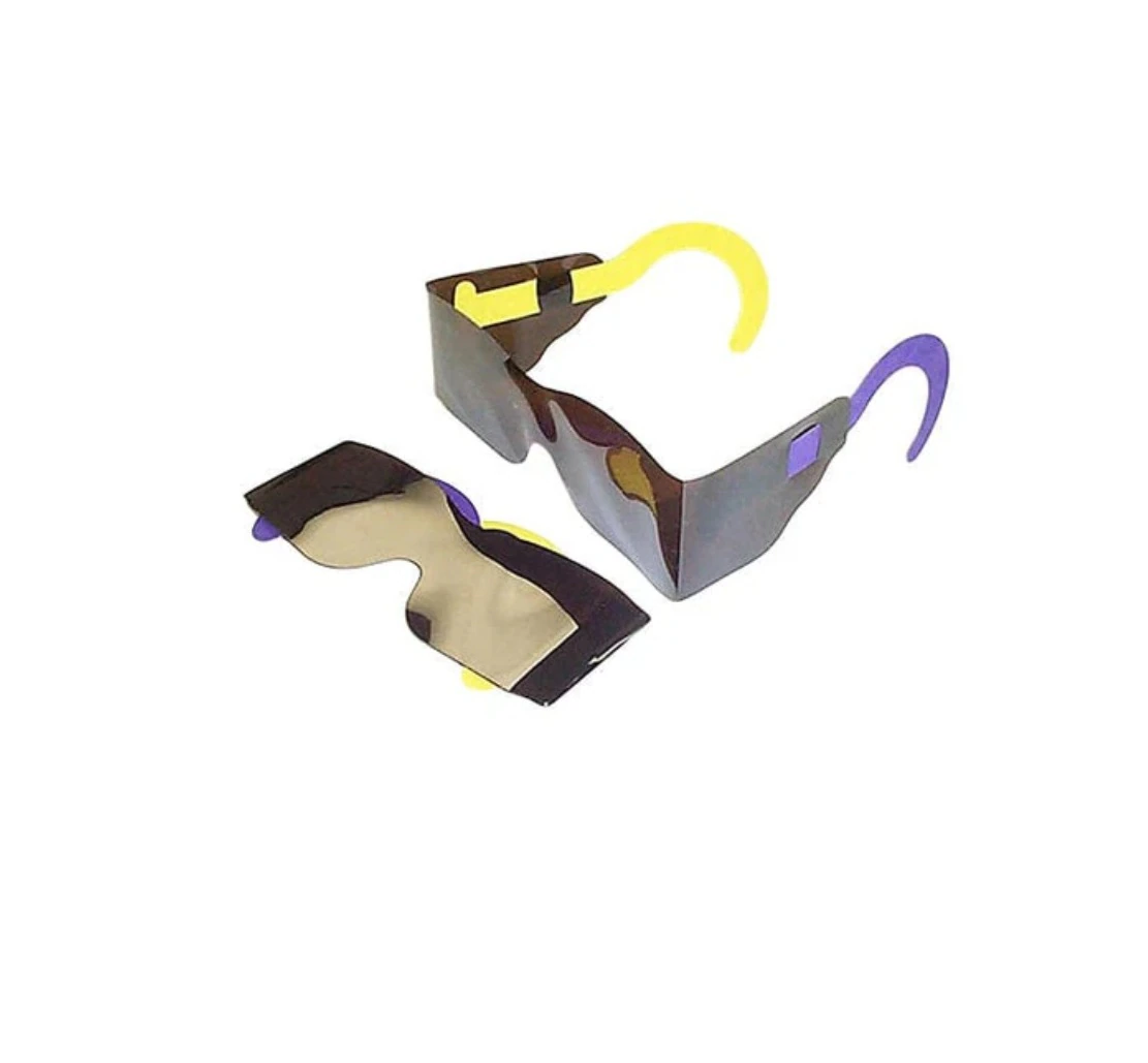 LaRue Optical Post-Mydriatic Glasses with Temples, Black, Disposable, 50/Box