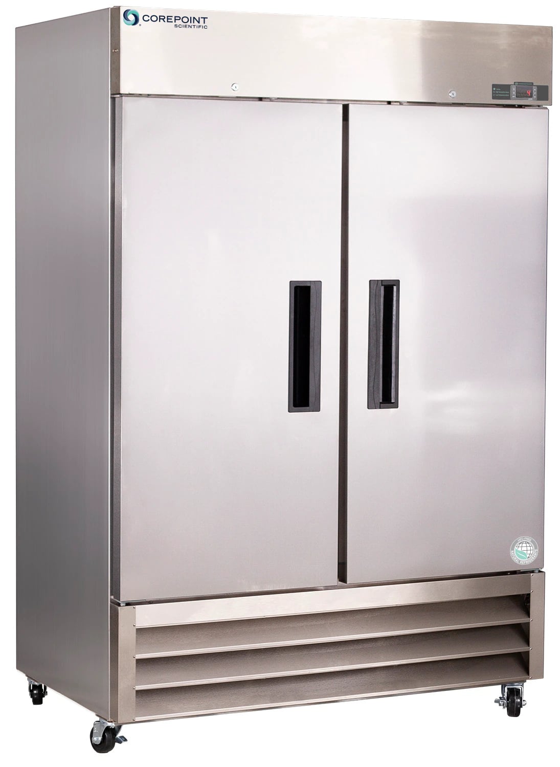 Corepoint General Purpose Refrigerator, 49 Cu Ft, 2 Solid Doors, Right and Left Hinged, 1 to 10C, Cycle Defrost