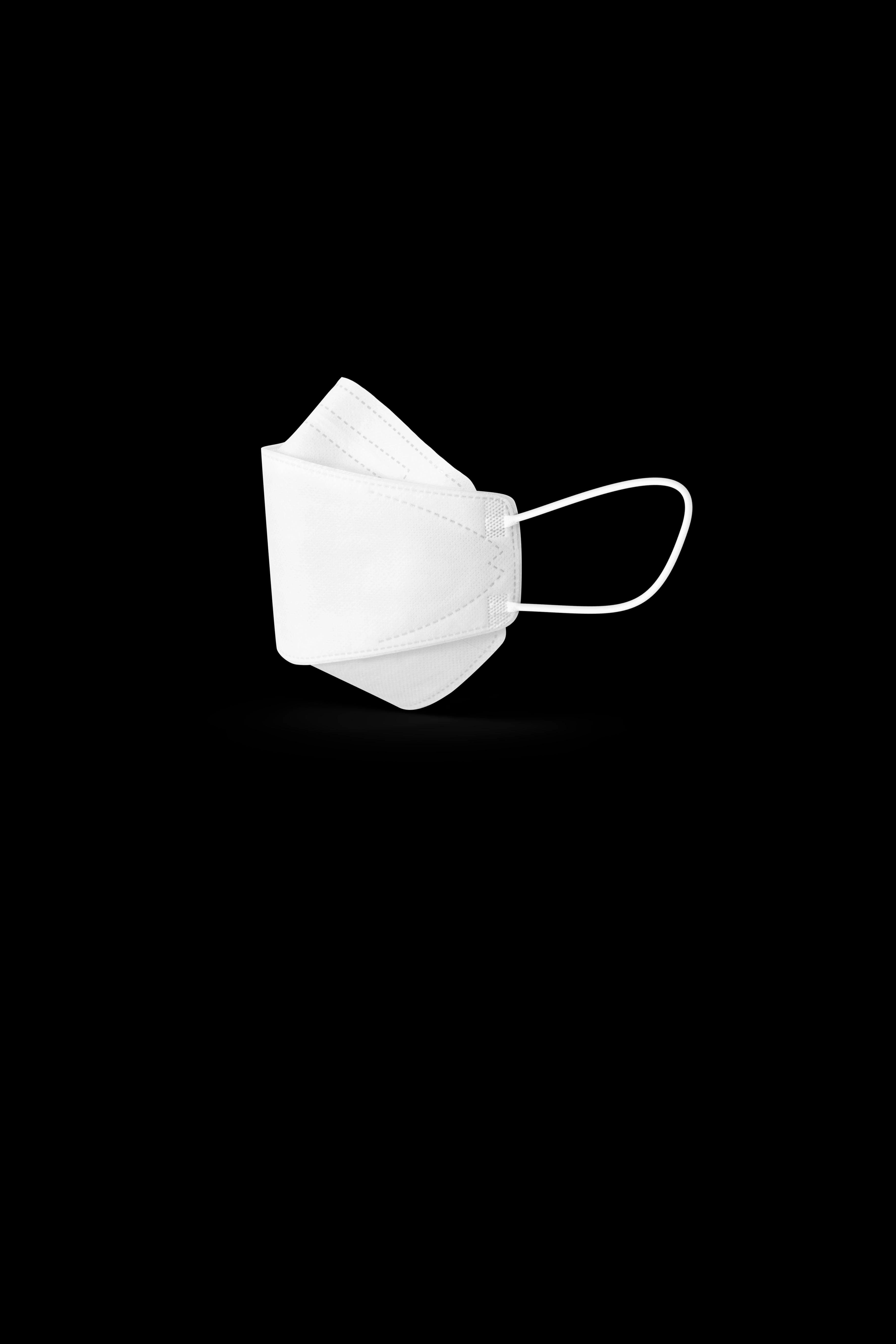 Medicom SafeMask Curve ASTM Level 3 Earloop Face Mask, White, 25/Box, 220114