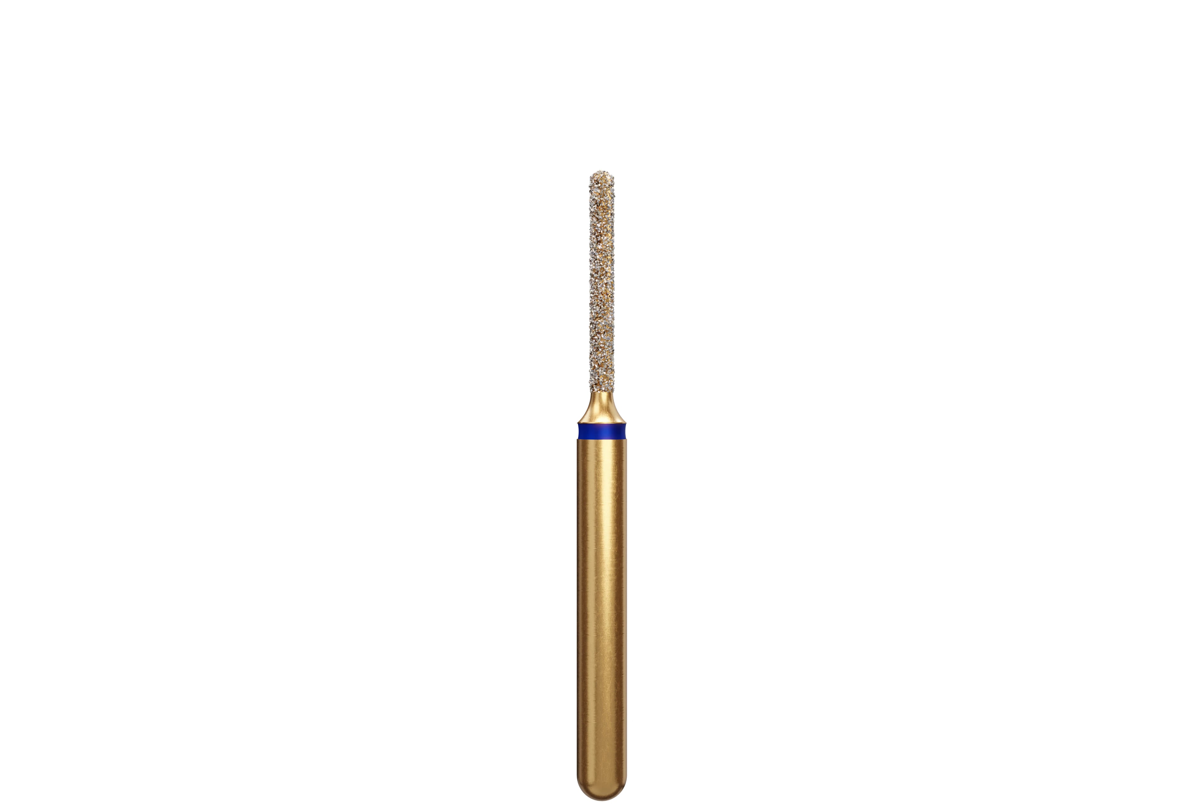 Coltene Alpen Multi-Use Multilayer Diamond Bur, FG, Medium Grit, Round End Cylinder, KS0-010, 5/Pack