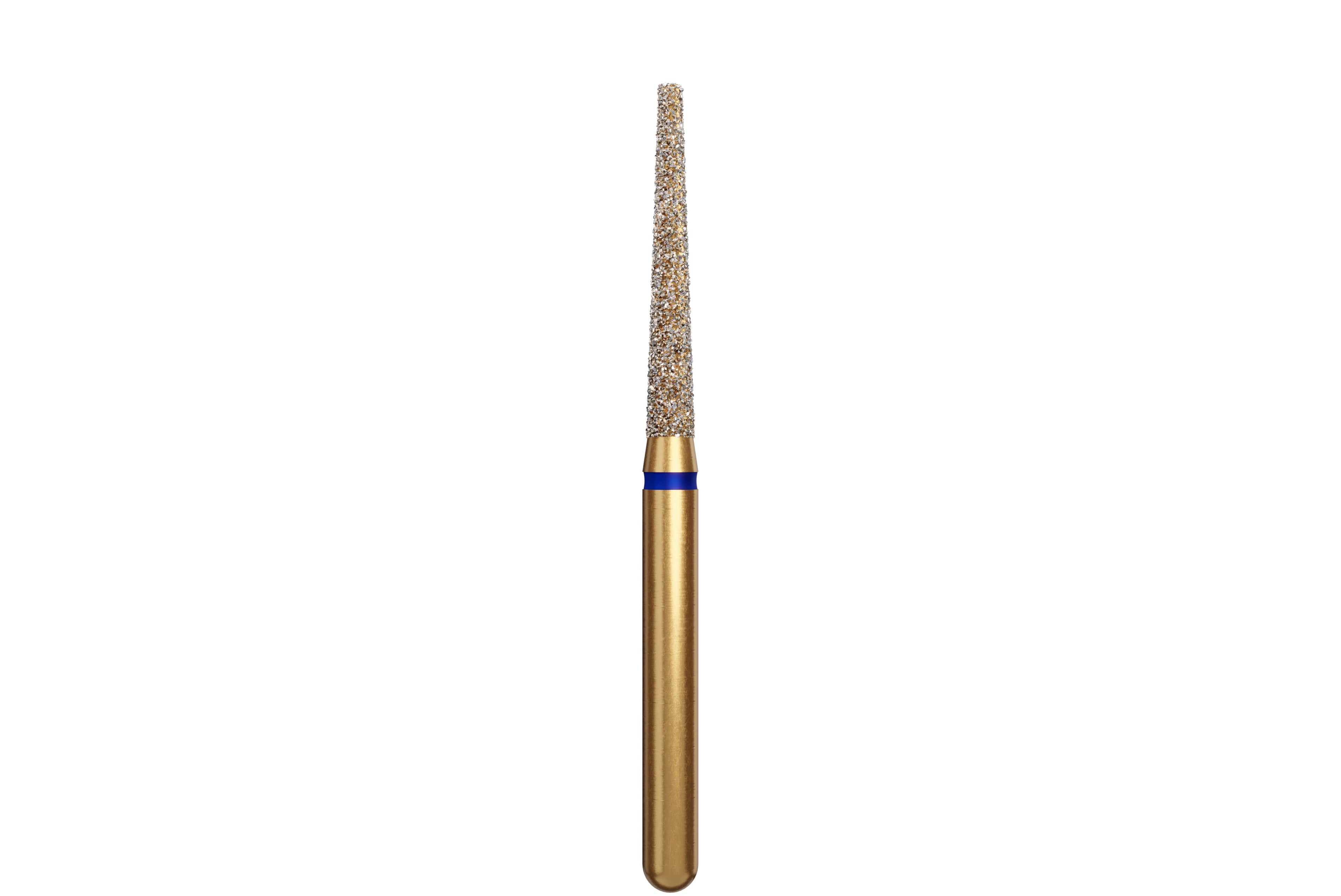 Coltene Alpen Multi-Use Multilayer Diamond Bur, FG, Medium, Flat End Taper, #848-018, 1.8 mm Head Diameter, 10 mm Head Length, 5/Pkg