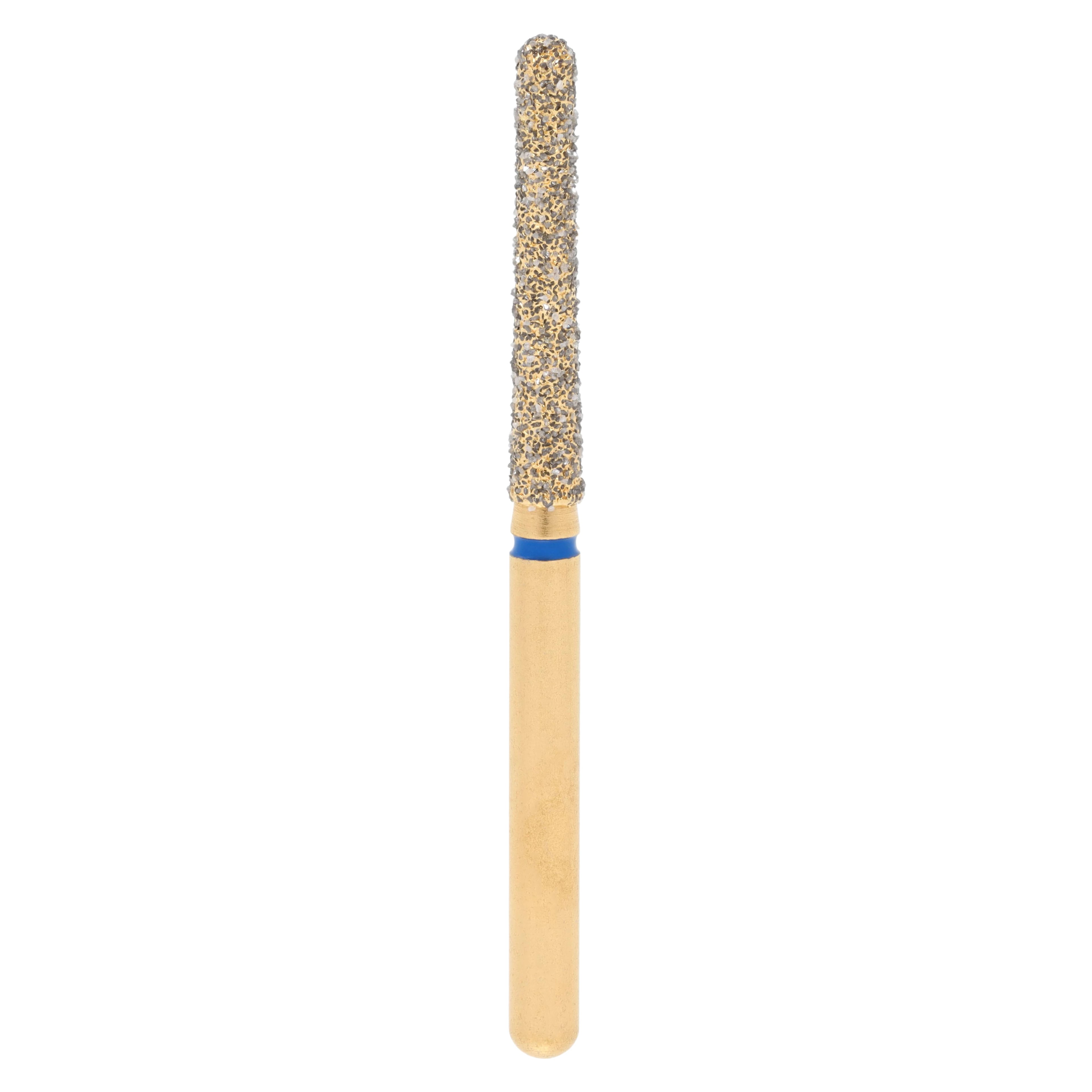 Coltene Alpen Multilayer Diamond Bur, Round End Taper, FG, Medium Grit, #850-016, 1.6 mm Head Diameter, 5/Pkg