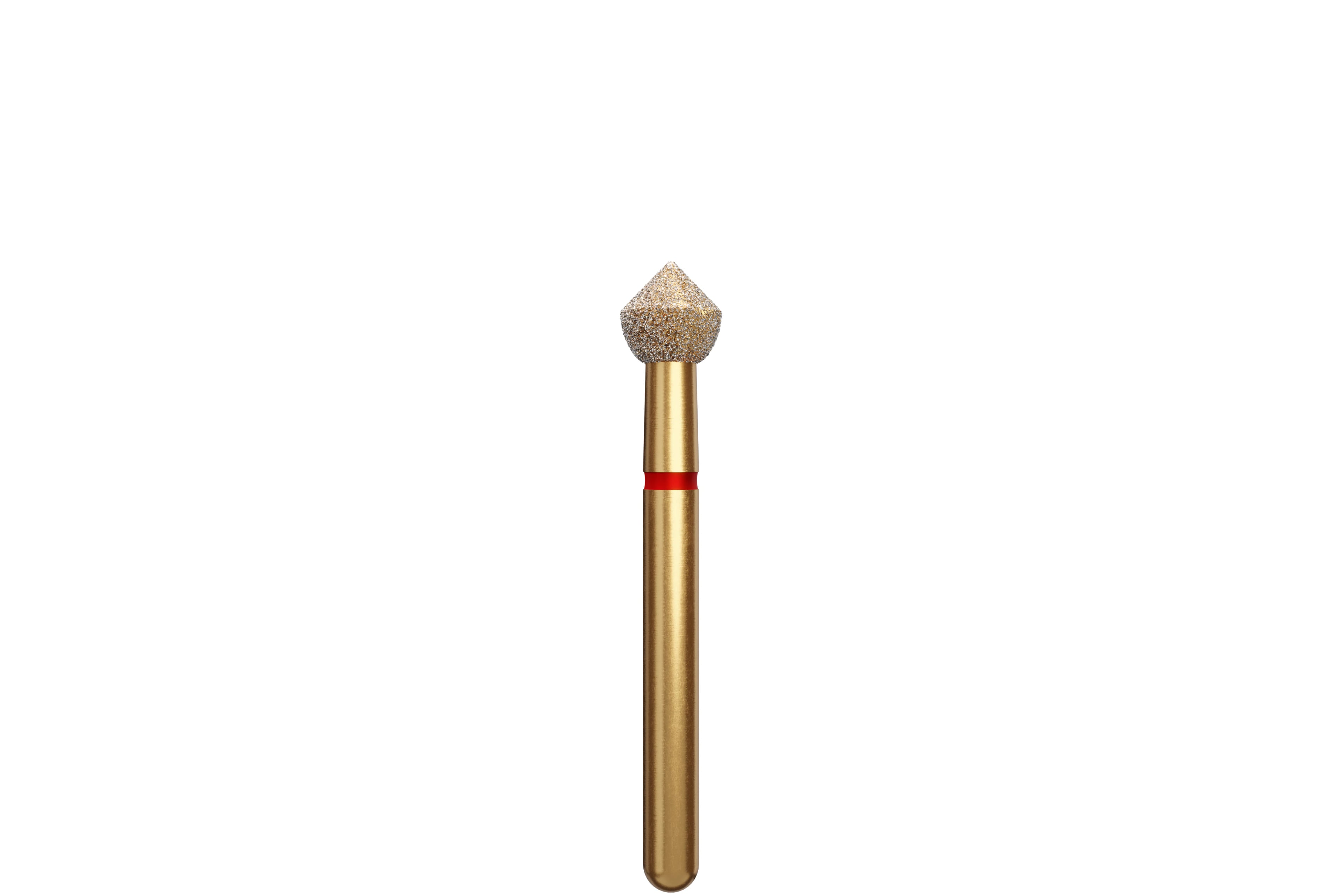 Coltene Alpen Multi-Use Multilayer Diamond Bur, FG, Fine, Red Ring, Acorn, #905-031, 3.1 mm Head, 5/Pack