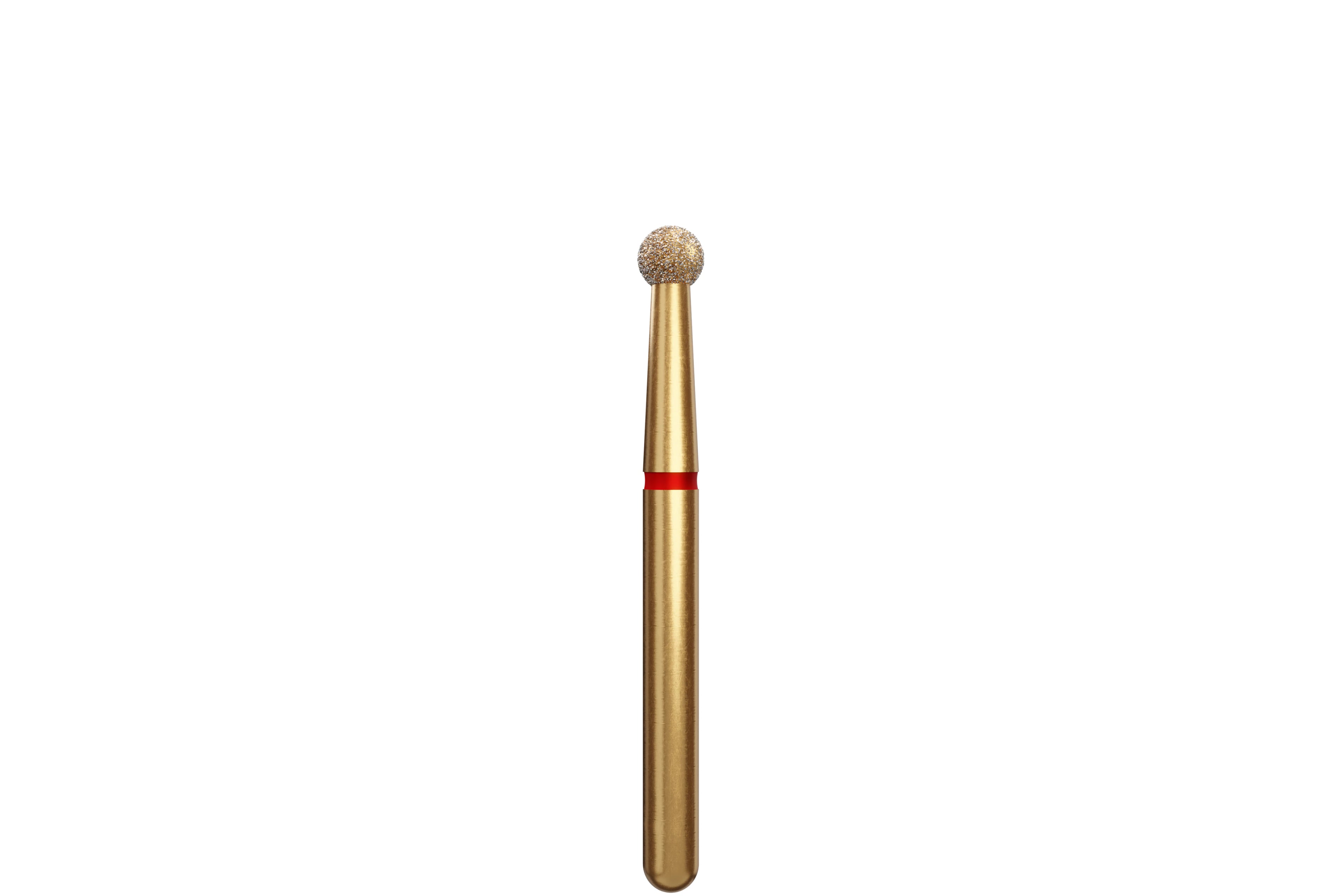 Coltene Alpen Multi-Use Multilayer Diamond Bur, FG, Fine, Round, #801-021, 2 mm Head Diameter, 5/Pkg