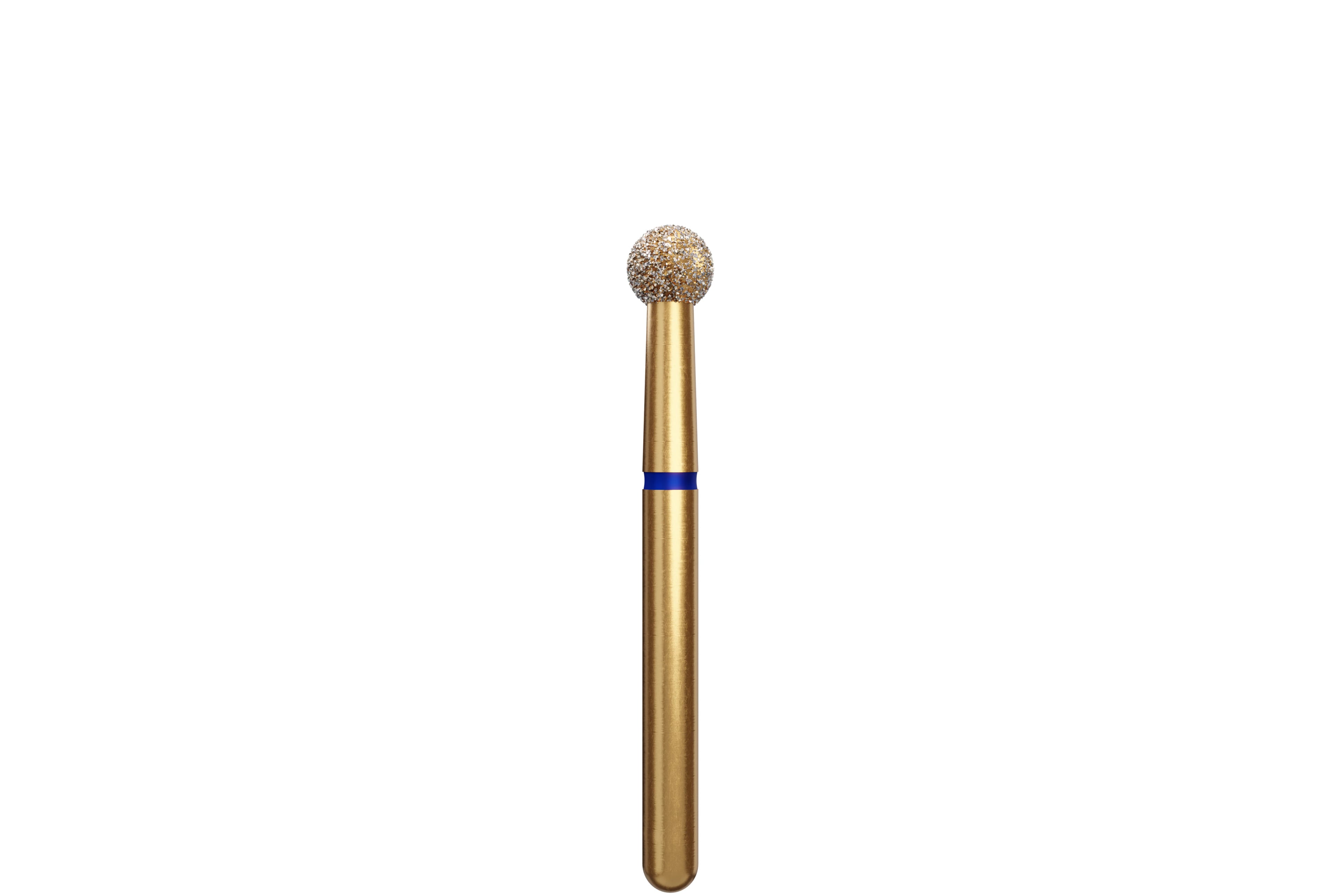 Coltene Alpen Multi-Use Multilayer Diamond Bur, FG, Medium, Round, #801-027, 2.7 mm Head, 5/Pkg