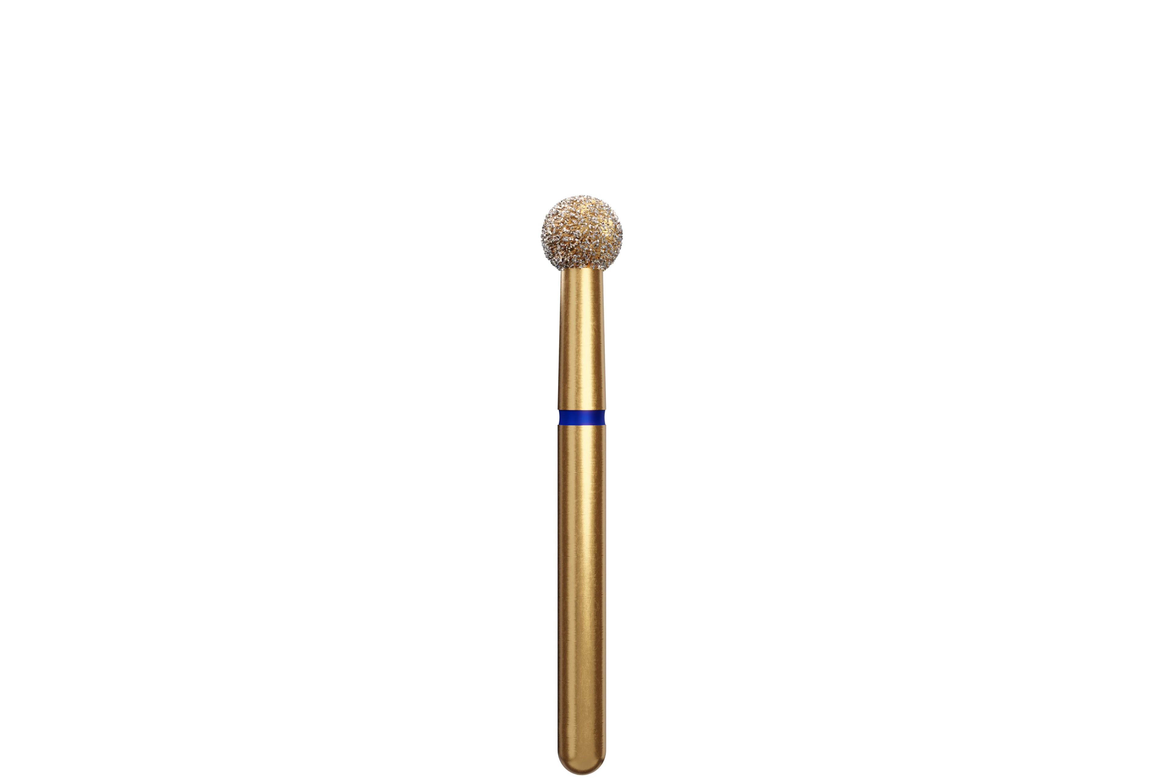 Coltene Alpen Multi-Use Multilayer Diamond Bur, FG, Medium Grit, Round #801, 2.9 mm Head, 5/Pkg, 801-029