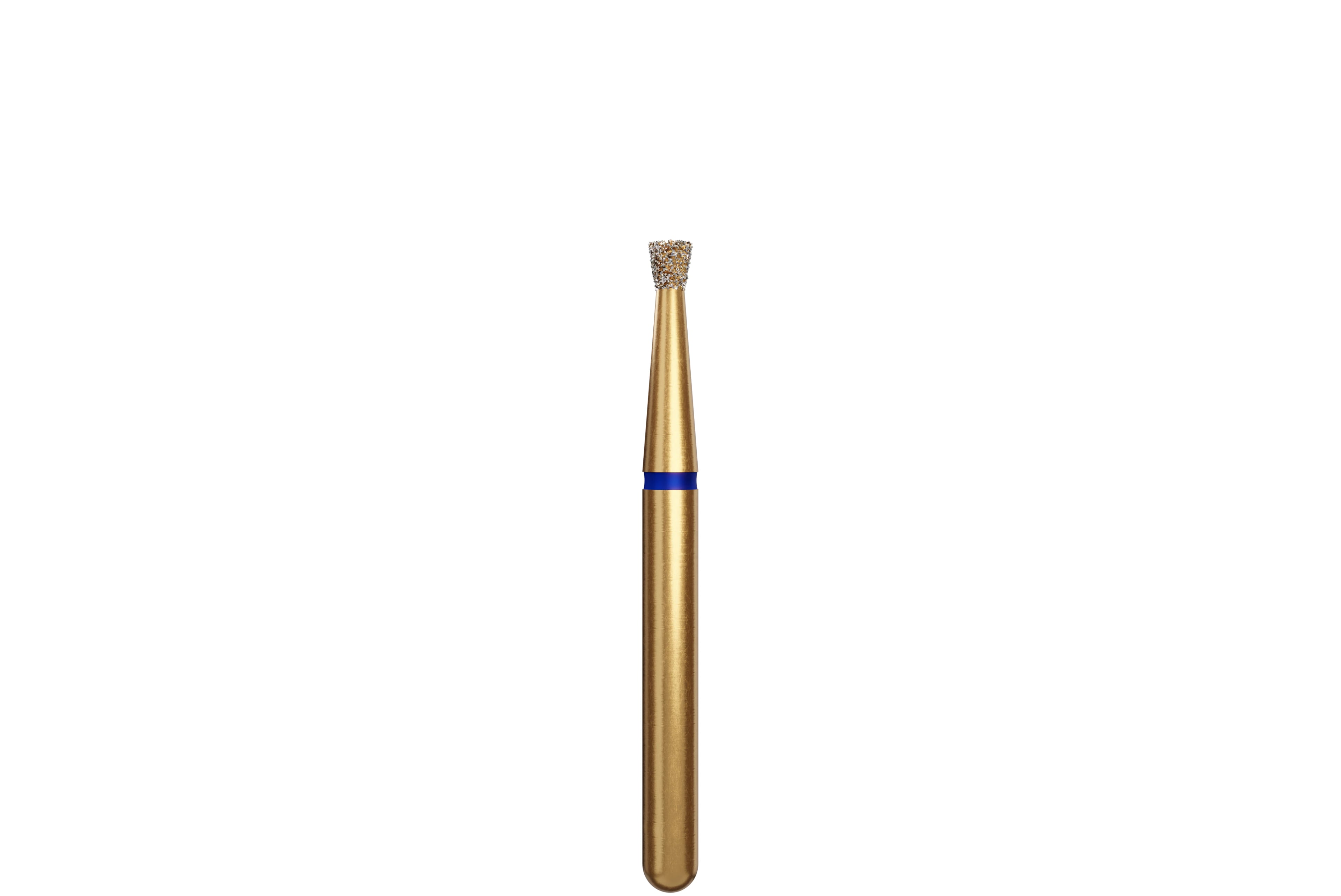 Coltene Alpen Multi-Use Multilayer Diamond Bur, FG, Medium Grit, Inverted Cone, #805-014, 1.4 mm Head Diameter, 5/Pkg
