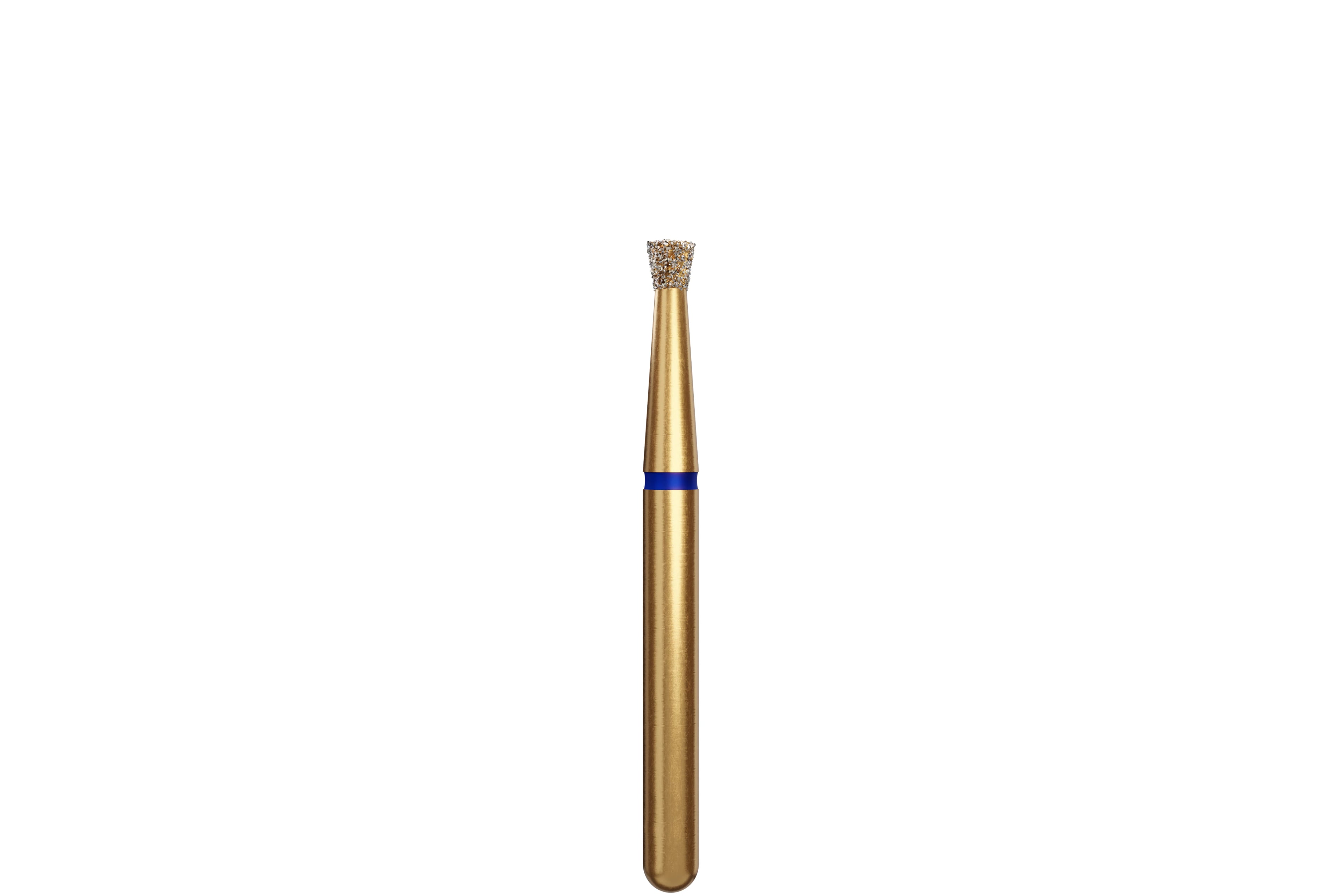 Coltene Alpen Multi-Use Multilayer Diamond Bur, FG, Medium Grit, Inverted Cone, #805-016, 1.6 mm Head Diameter, 1.4 mm Head Length, 5/Pkg