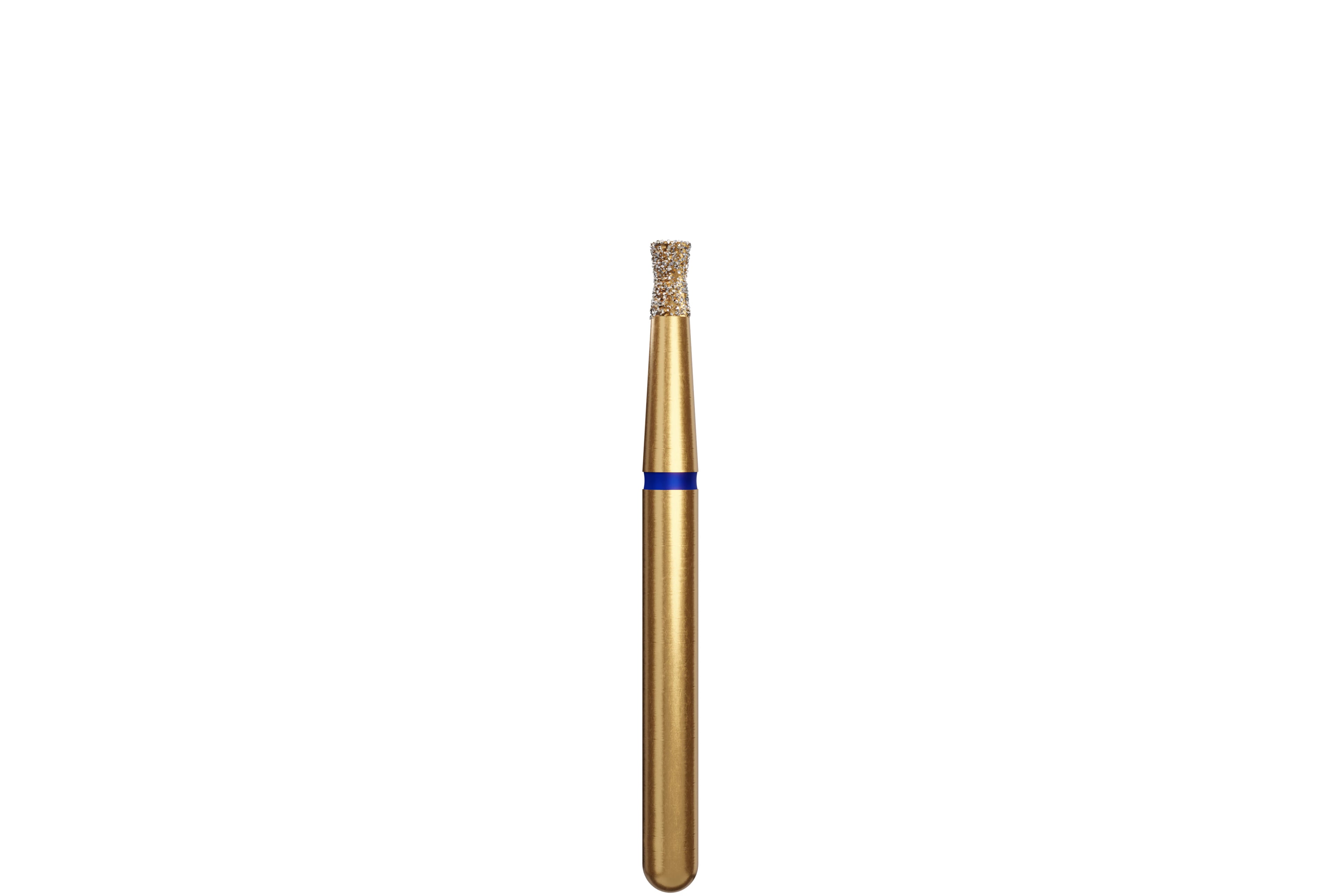 Coltene Alpen Multi-Use Multilayer Diamond Bur, FG, Medium Grit, Inverted Cone with Collar, #806-014, 1.4 mm Head Diameter, 2.2 mm Head Length, 5/Pkg