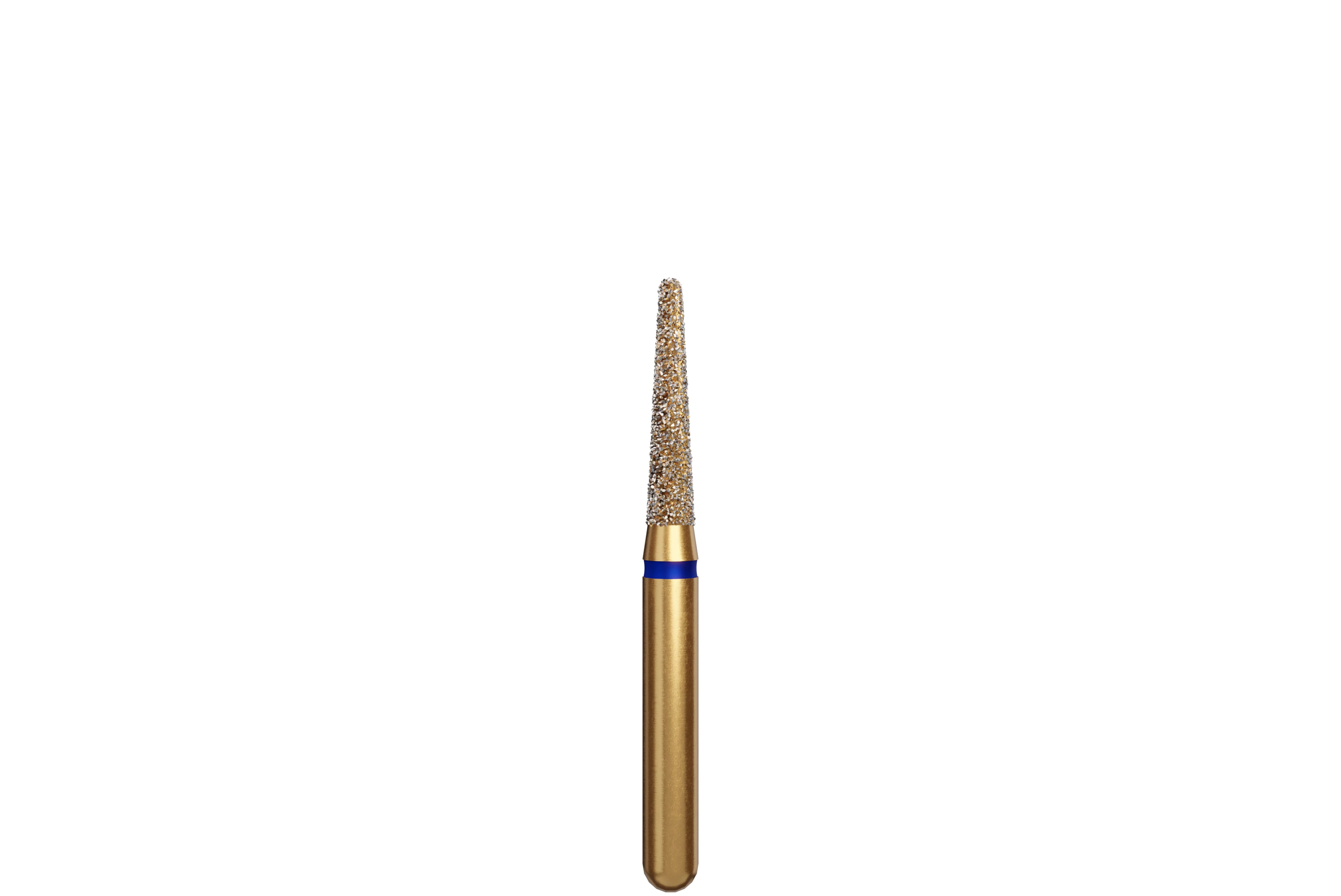 Coltene Alpen Multi-Use Diamond Bur, Round End Taper, Medium Grit, Friction Grip Short Shank, #856-016 (7.0), 5/Pkg
