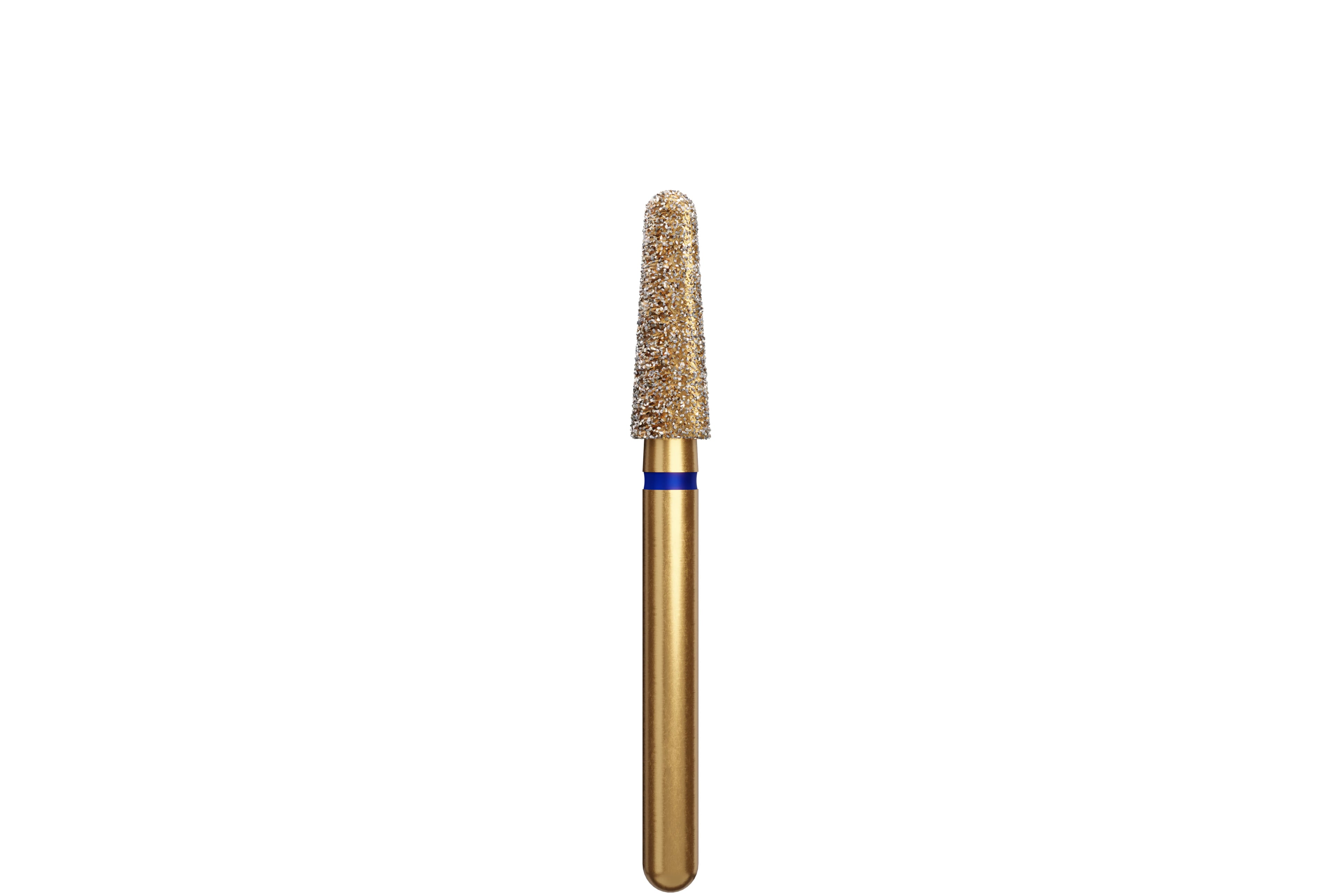 Coltene Alpen Multi-Use Multilayer Diamond Bur, FG, Medium Grit, Round End Taper, #856-025, 5/Pkg