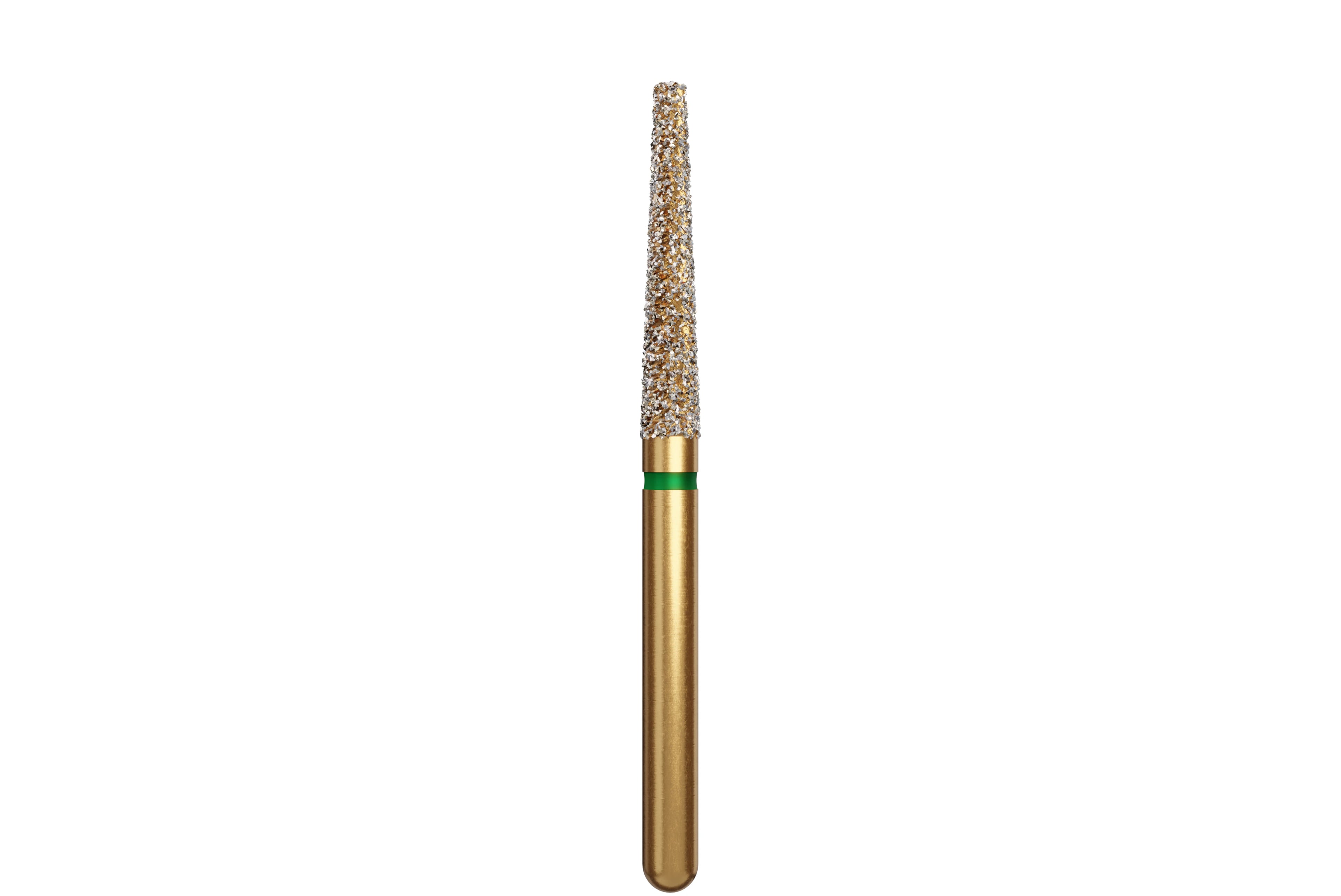 Coltene Alpen Multi-Use Multilayer Diamond Bur, FG, Coarse, Flat End Taper, #848-018, 1.8mm Head Diameter, 10mm Head Length, 5/Pkg