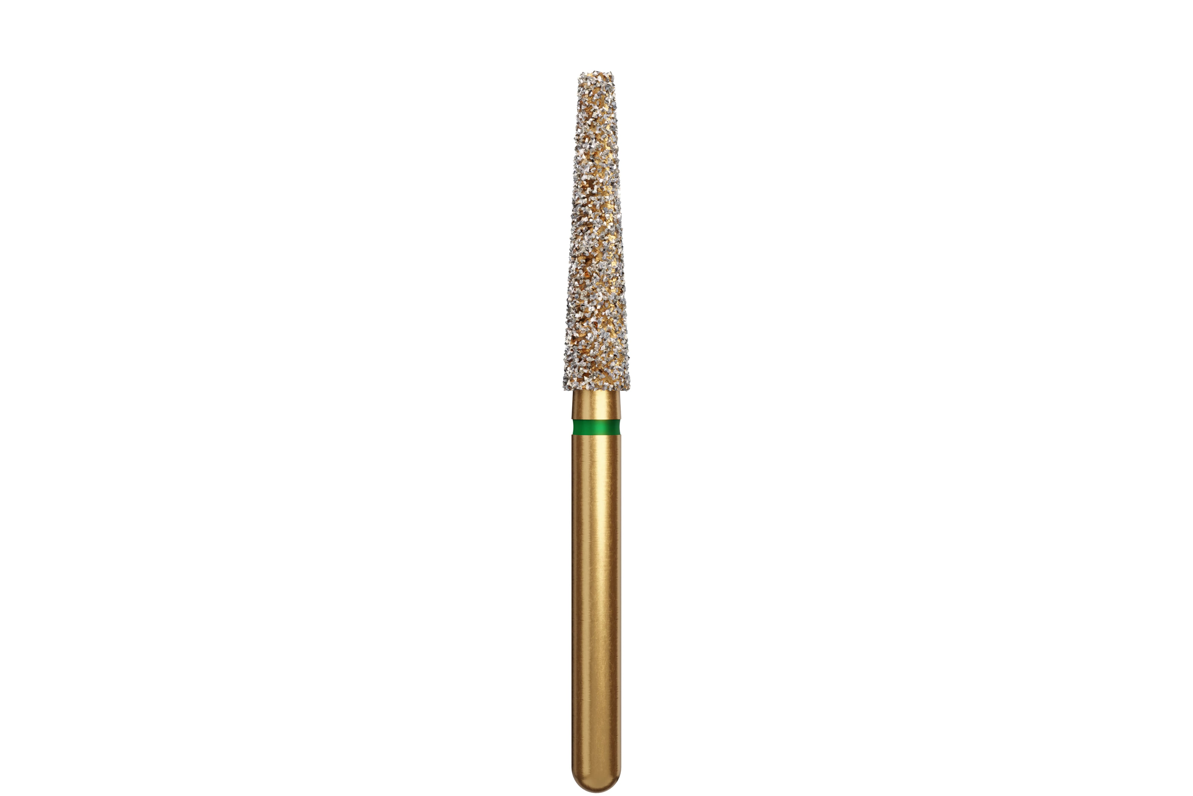 Coltene Alpen Multi-Use Multilayer Diamond Bur, FG, Coarse, Flat End Taper, #848-023, 5/Pkg